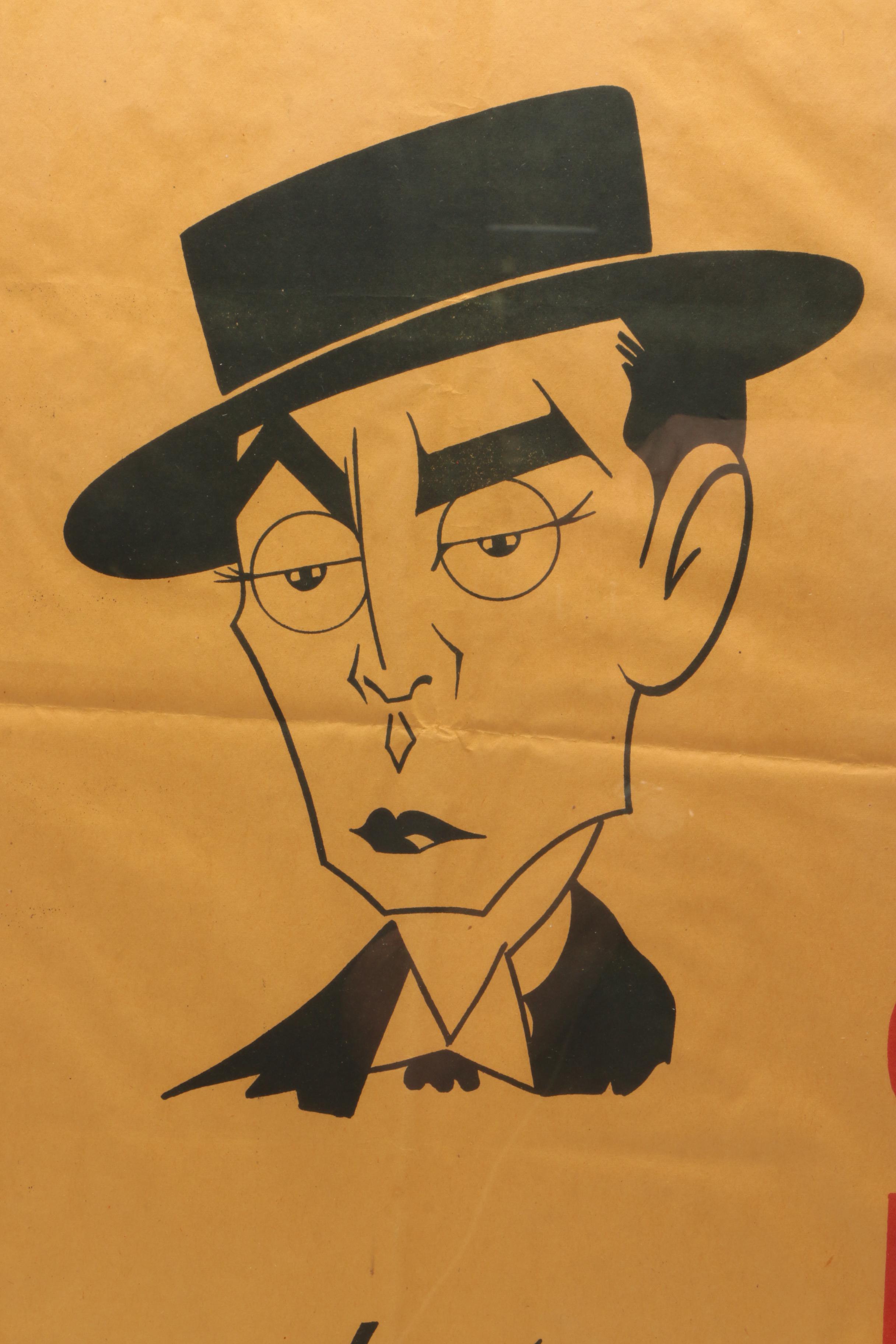 Vintage Movie Poster for "L' Horloger Amoureux"