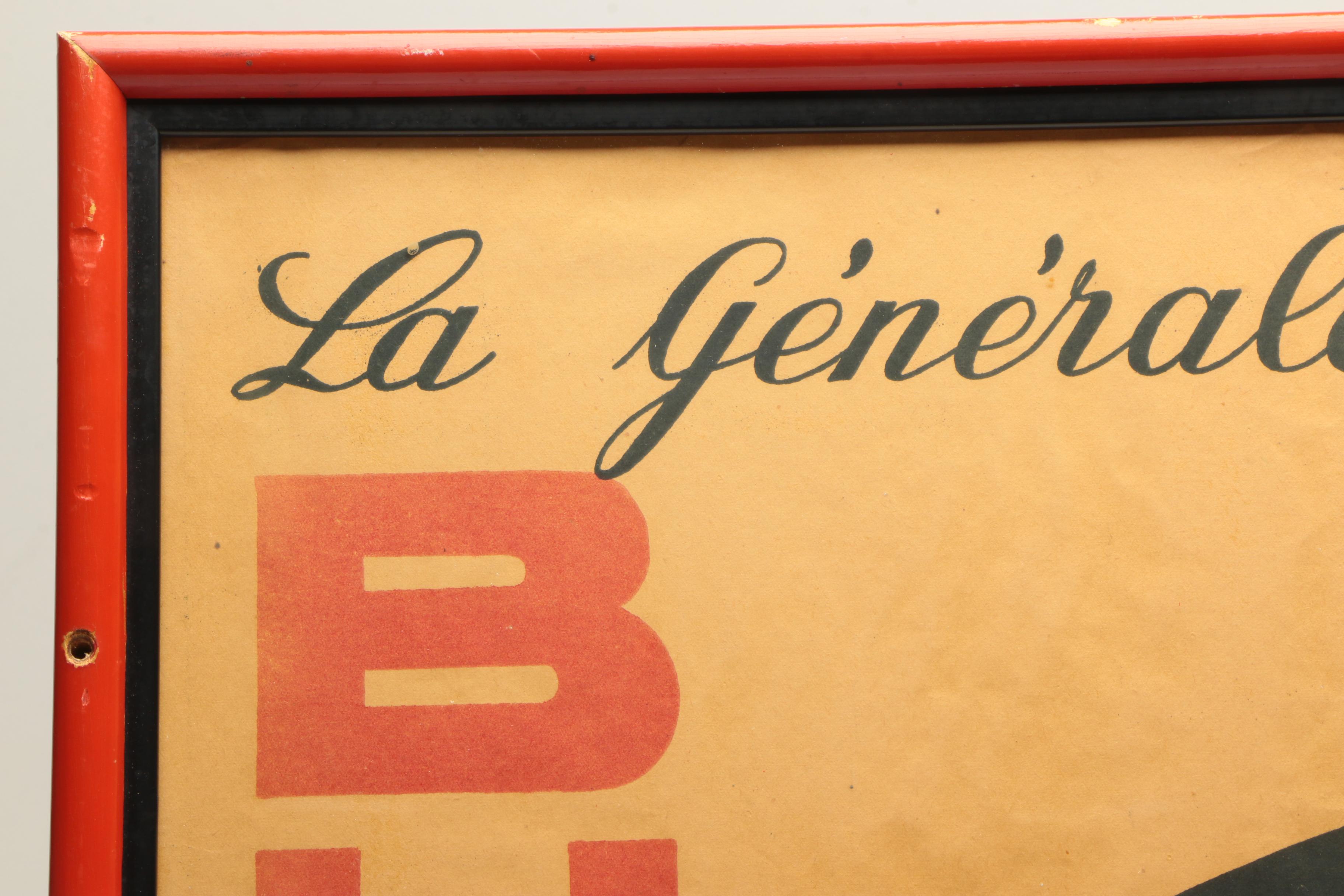 Vintage Movie Poster for "L' Horloger Amoureux"