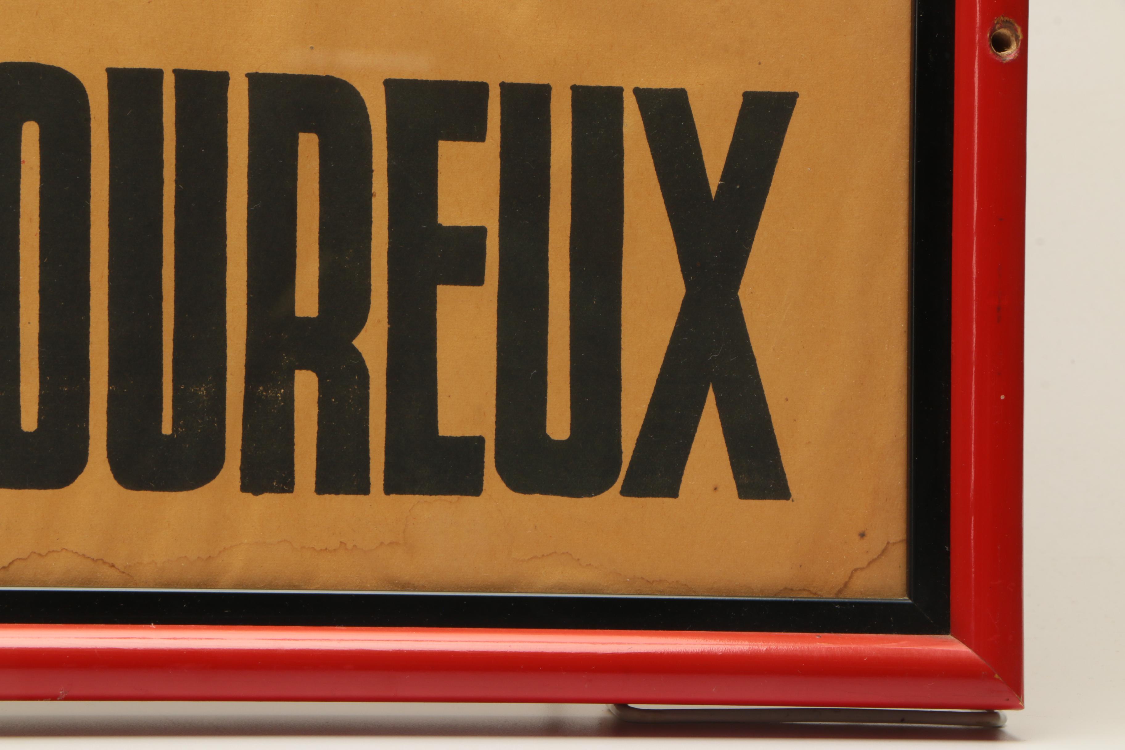 Vintage Movie Poster for "L' Horloger Amoureux"