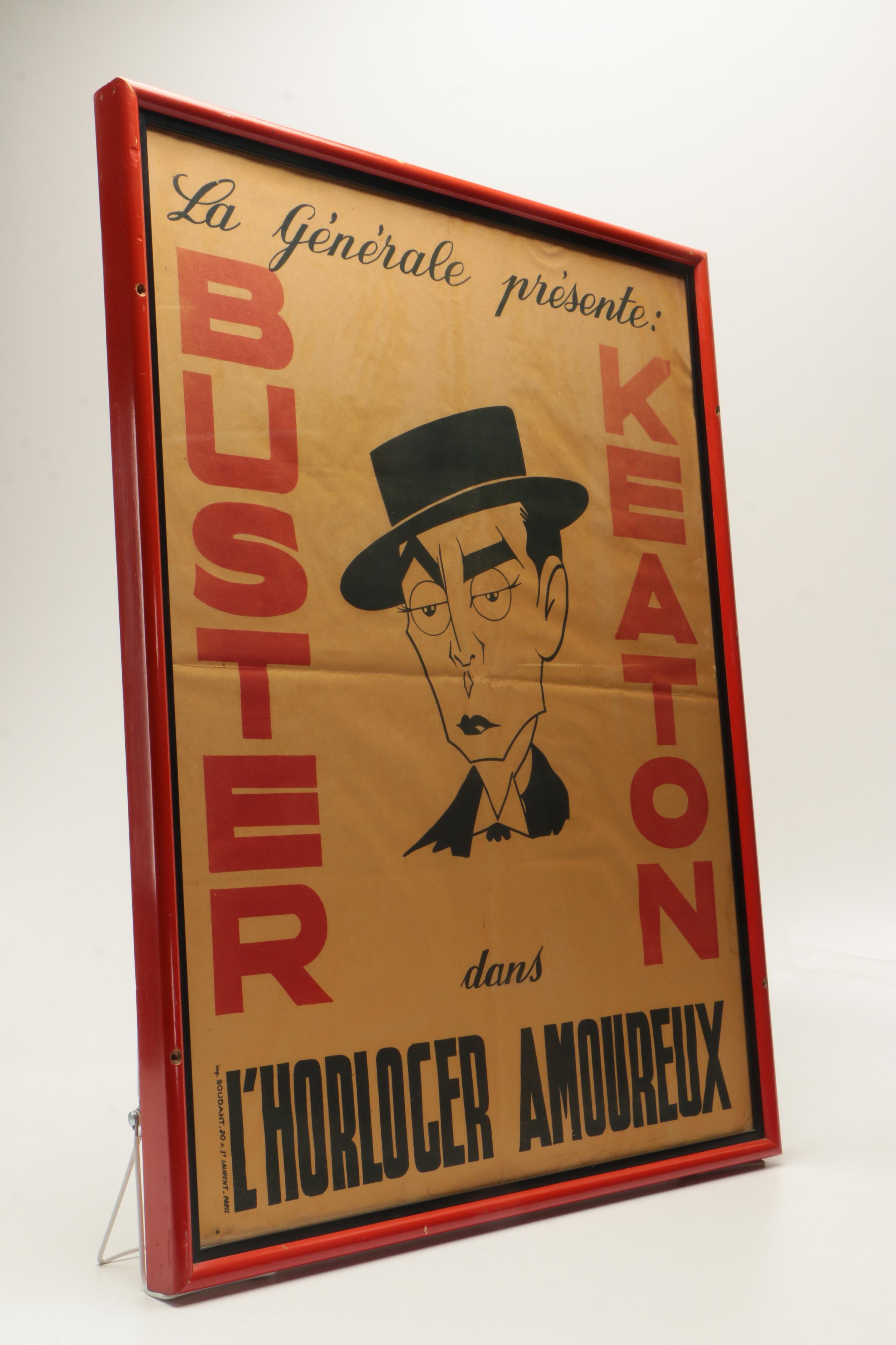 Vintage Movie Poster for "L' Horloger Amoureux"