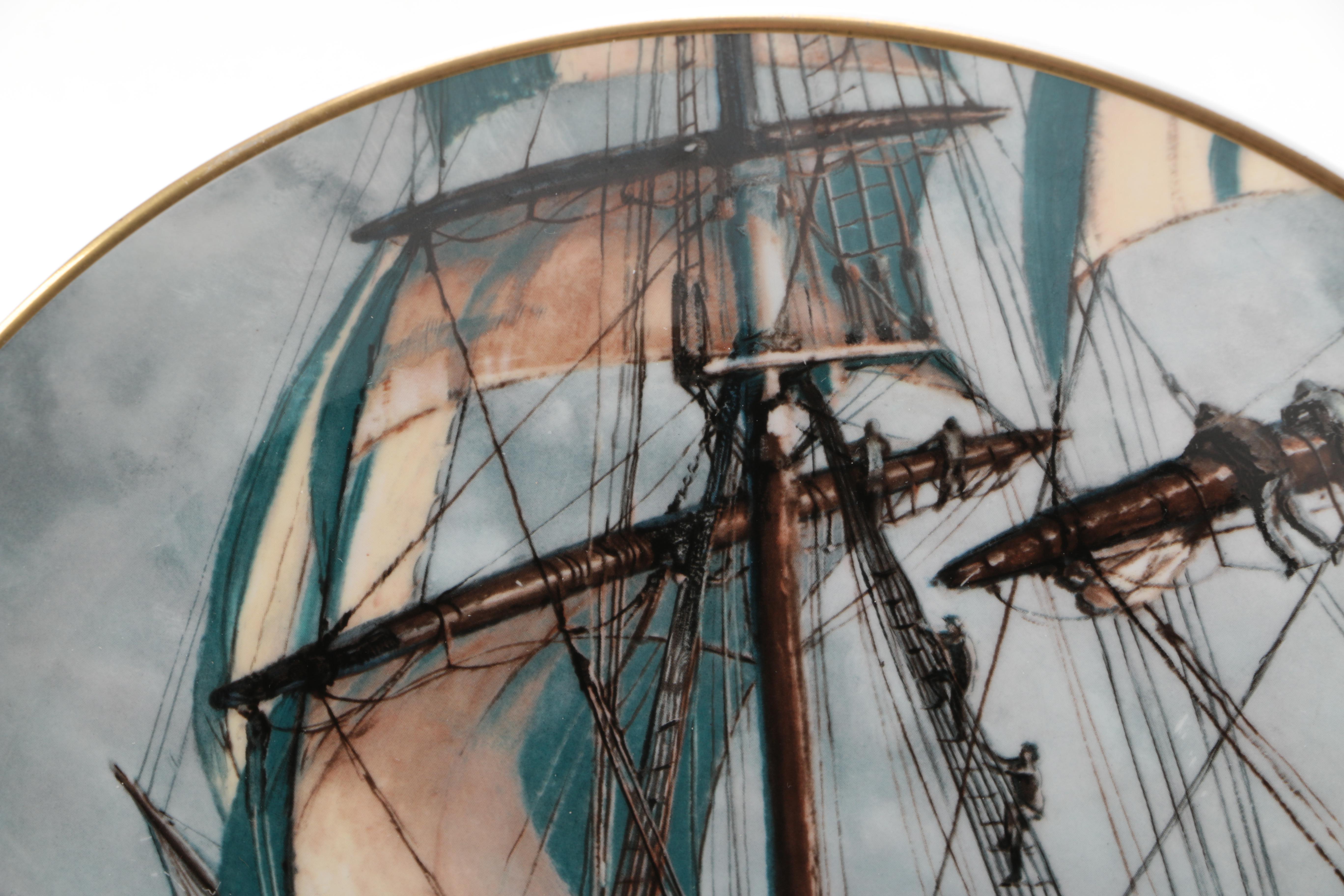 Royal Doulton Plate After John Stobart "Rounding The Horn"