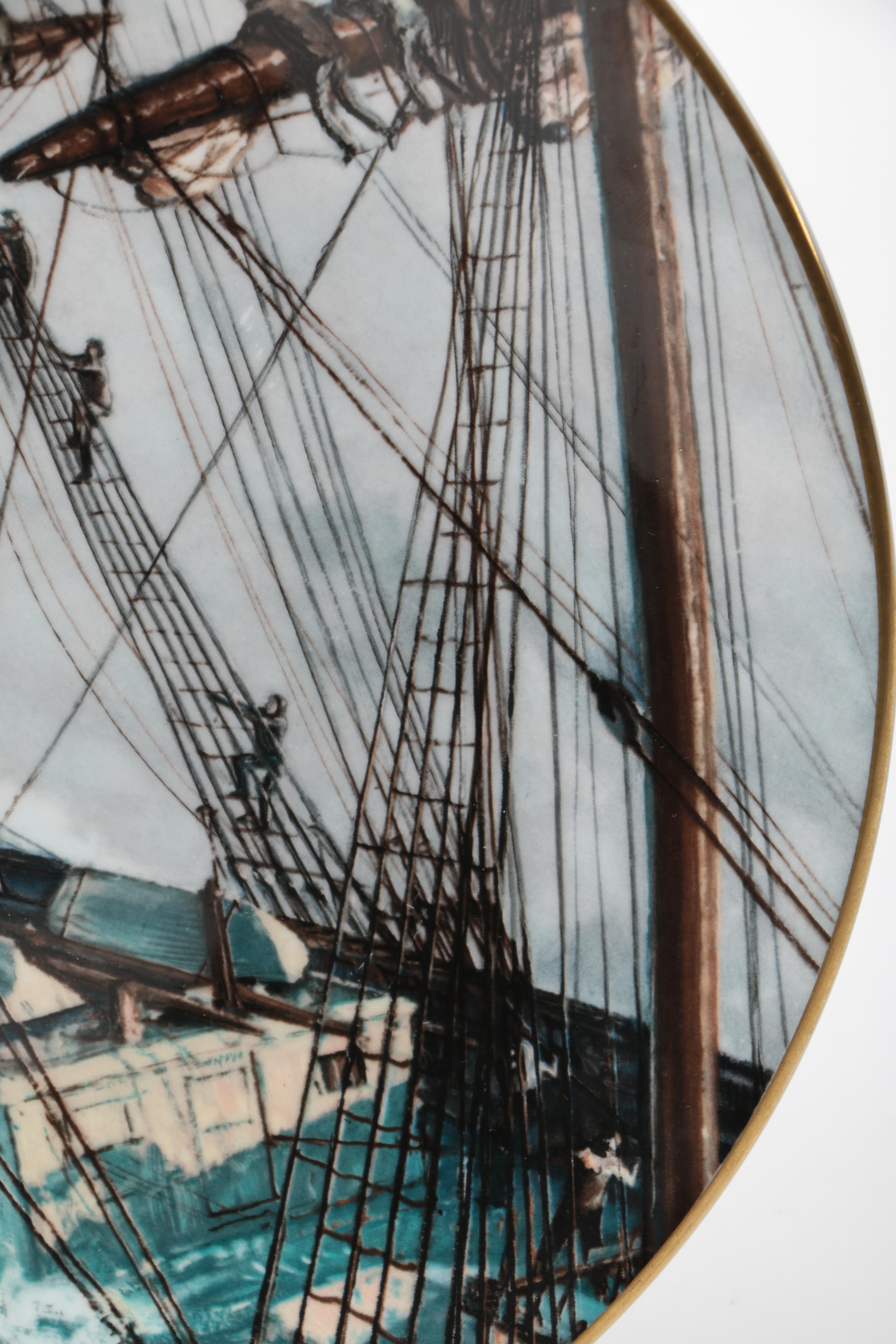 Royal Doulton Plate After John Stobart "Rounding The Horn"