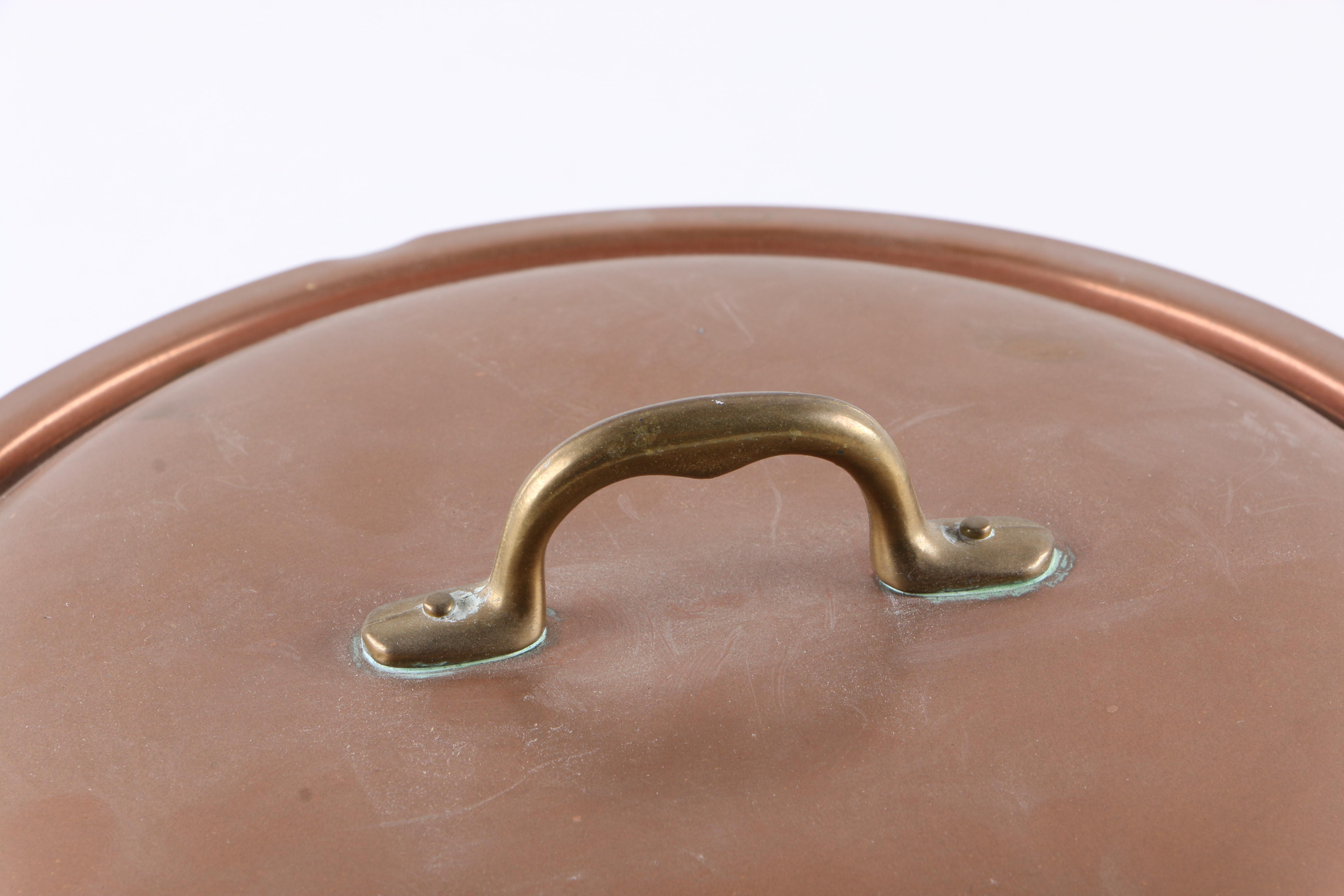Copper Covered Kettle With Lid