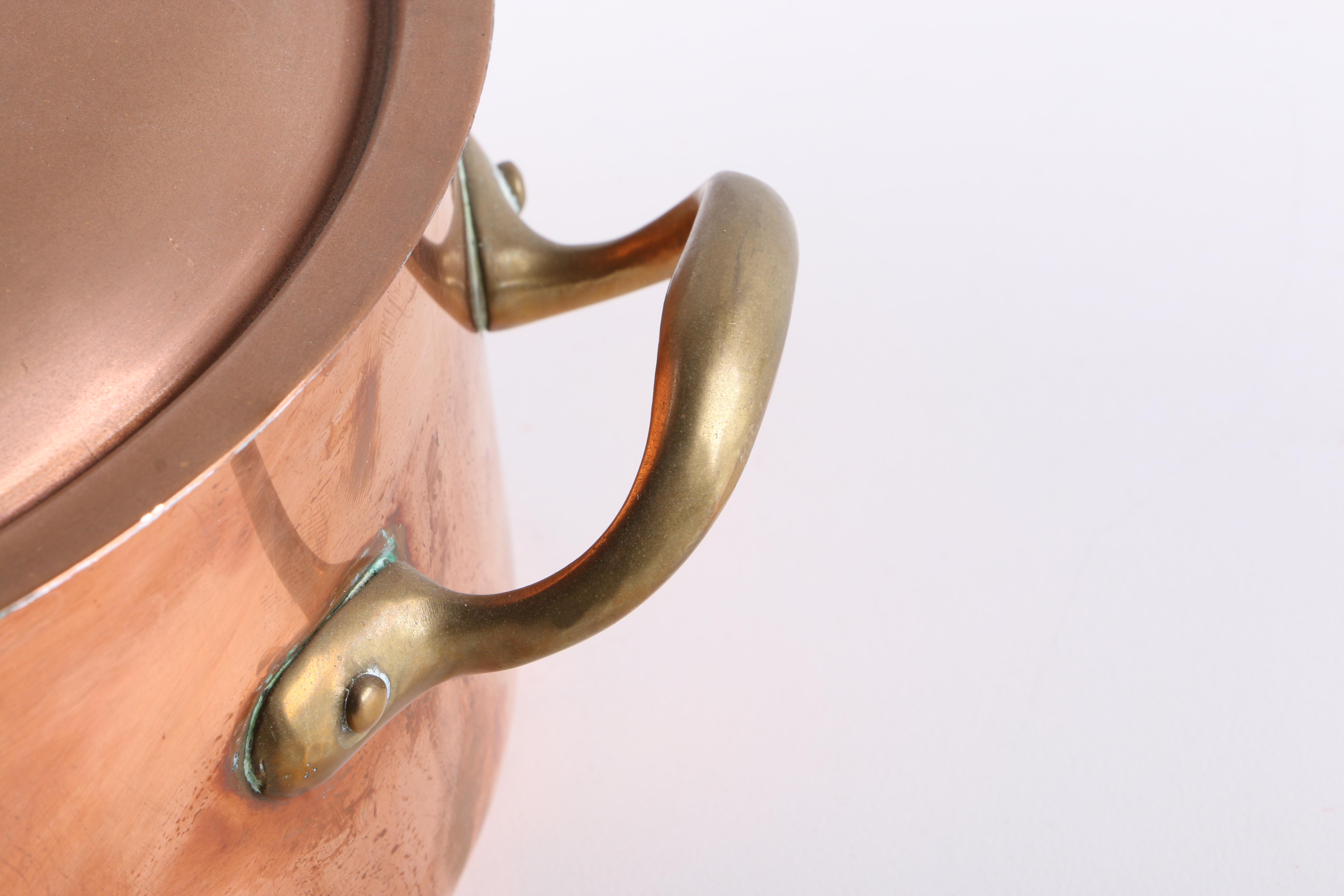 Copper Covered Kettle With Lid