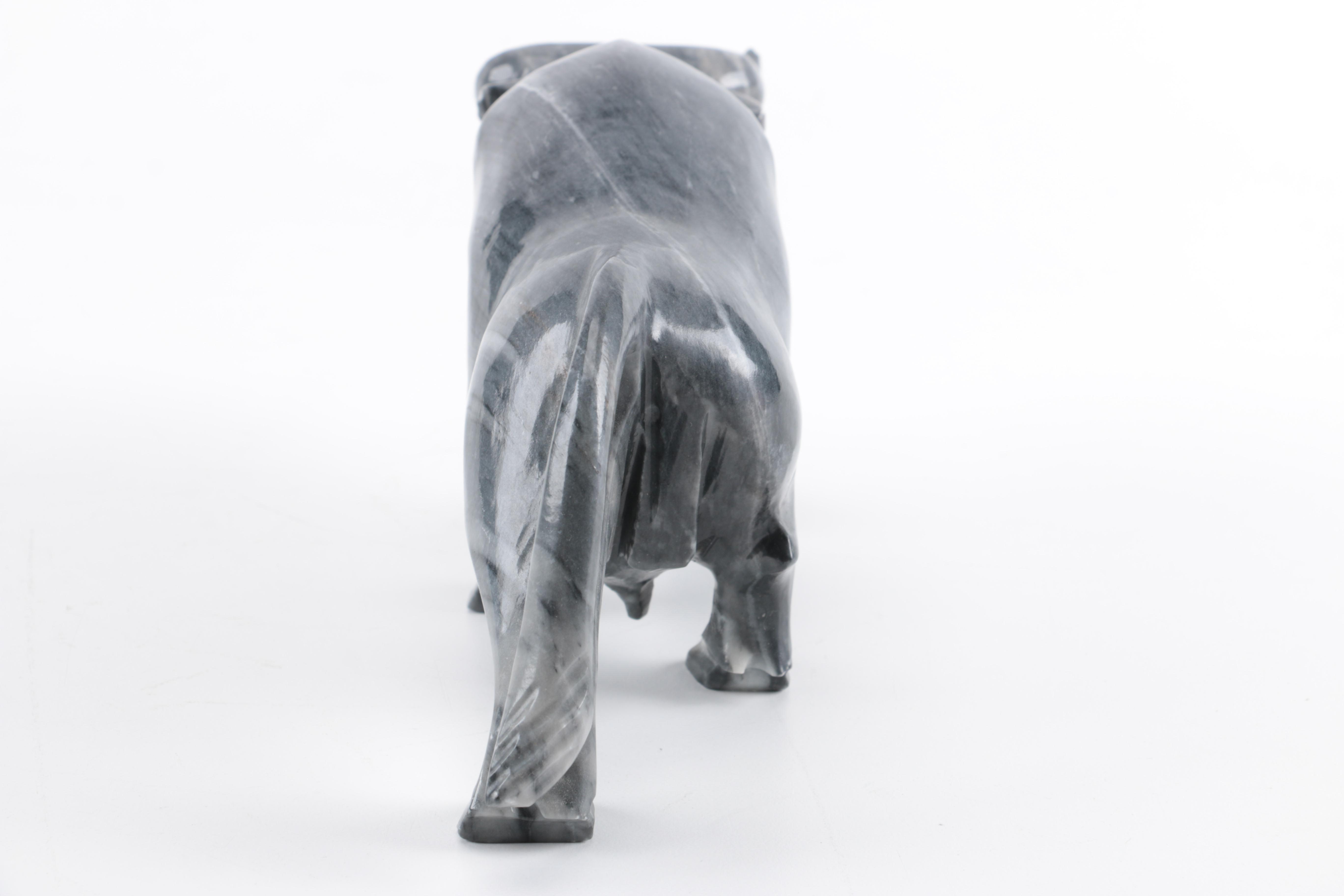 Marble Bull Figurines