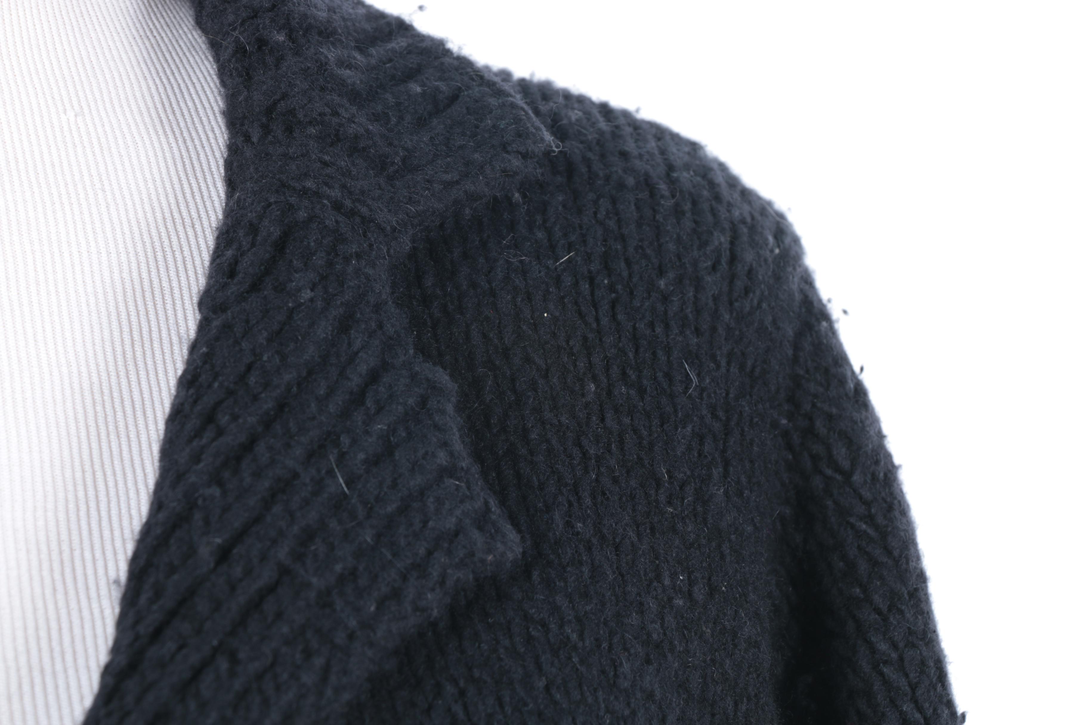 Donna Karan Black Cardigan Sweater
