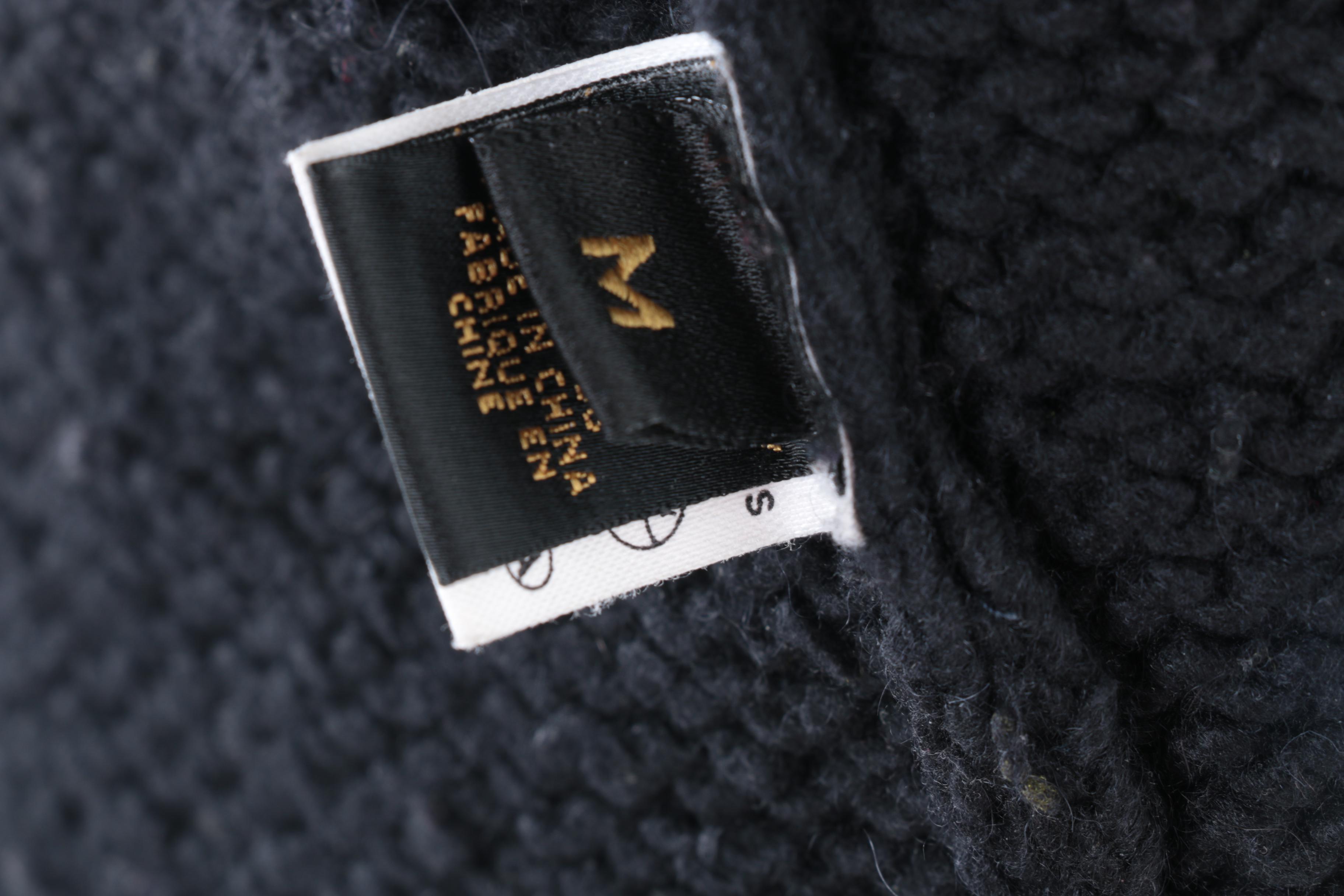 Donna Karan Black Cardigan Sweater