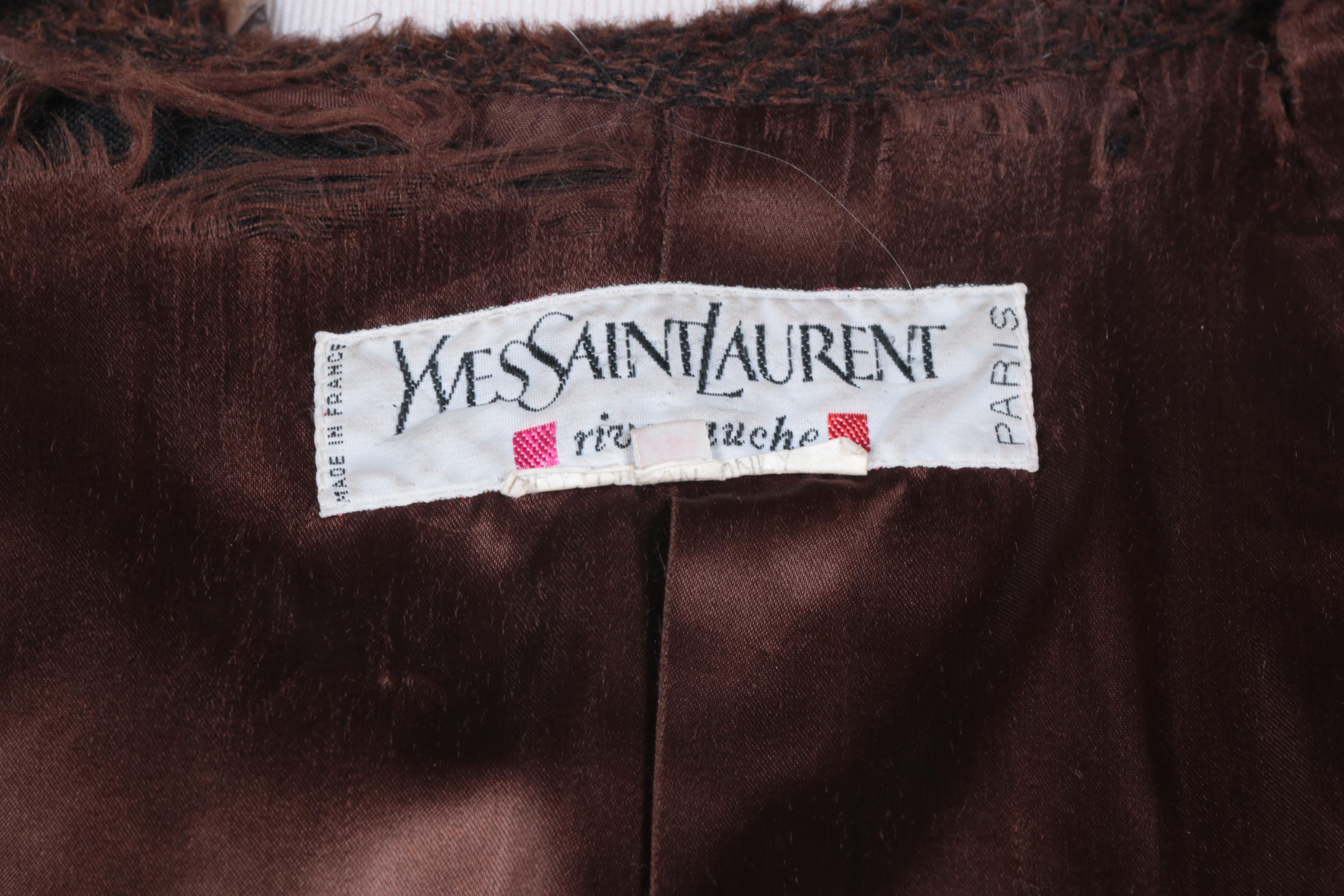 Women's Vintage Yves Saint Laurent Wool Coat