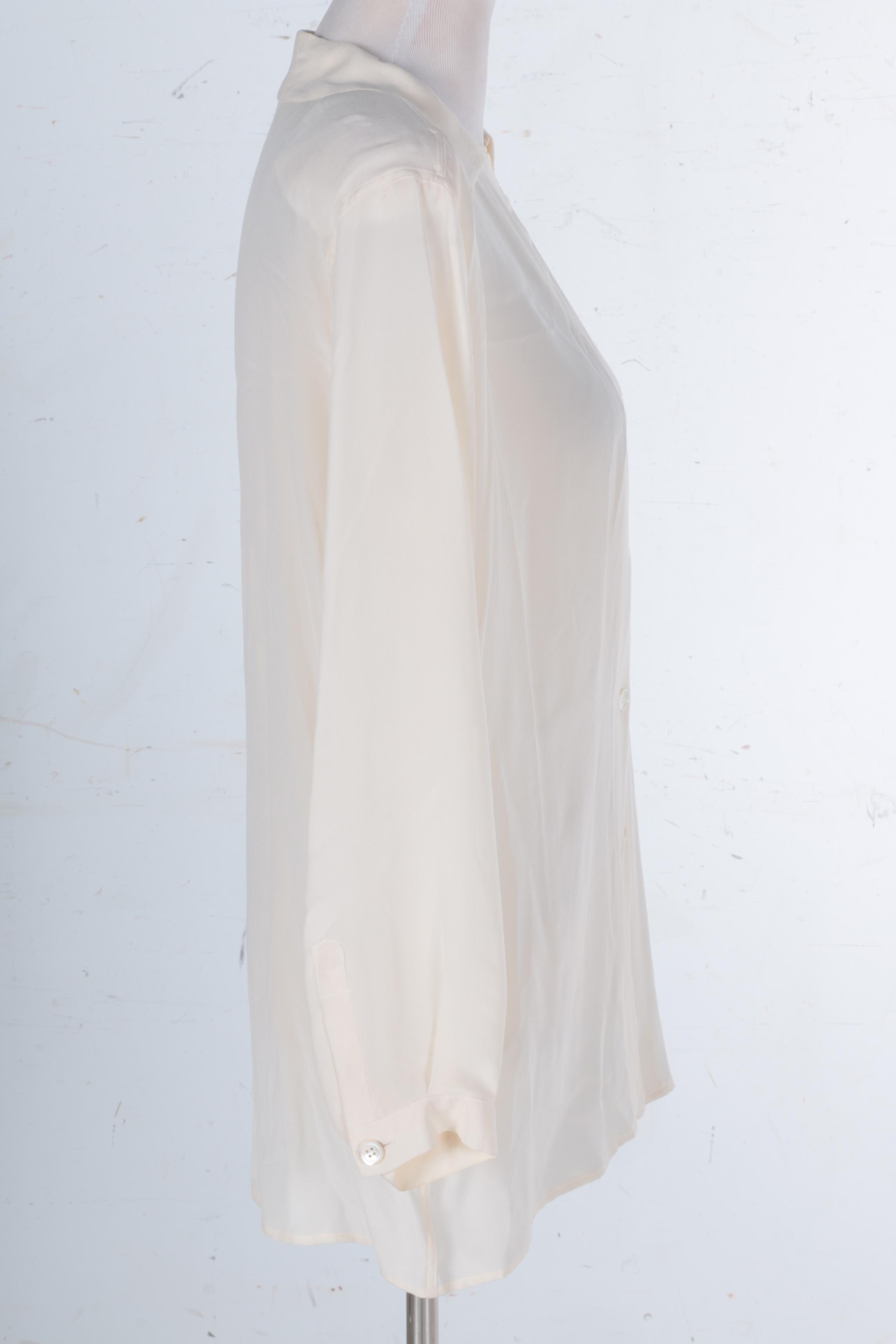 Designer Blouses Featuring Giorgio Armani and Yves Saint Laurent
