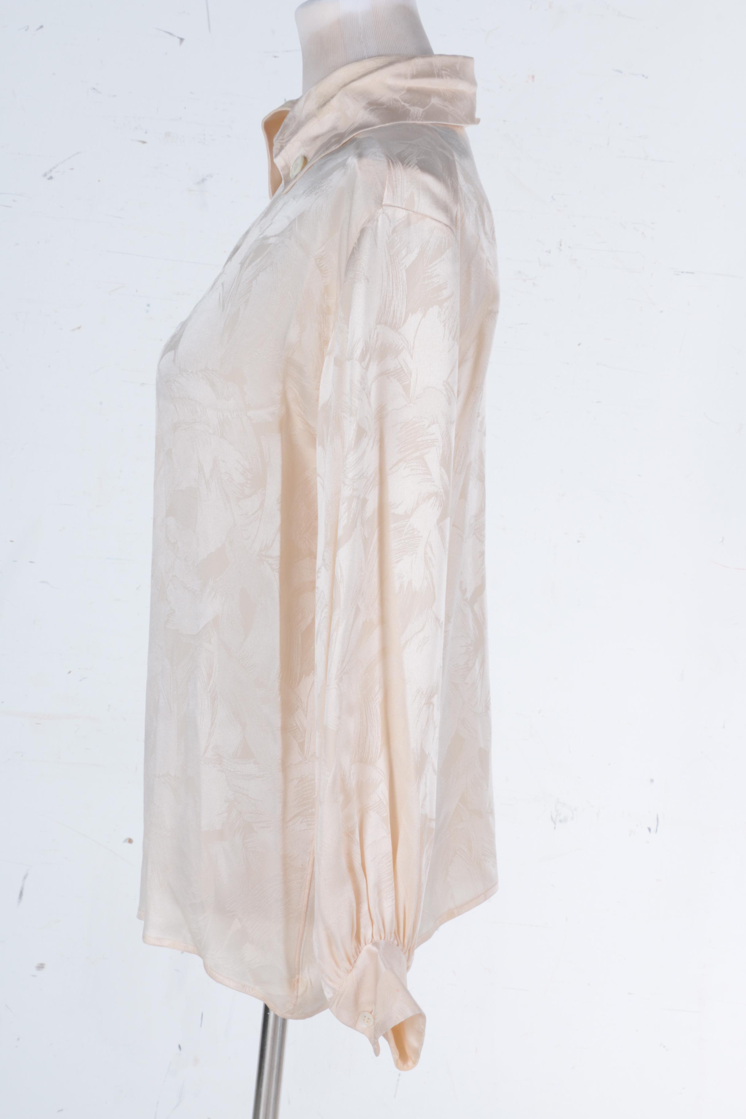 Designer Blouses Featuring Giorgio Armani and Yves Saint Laurent