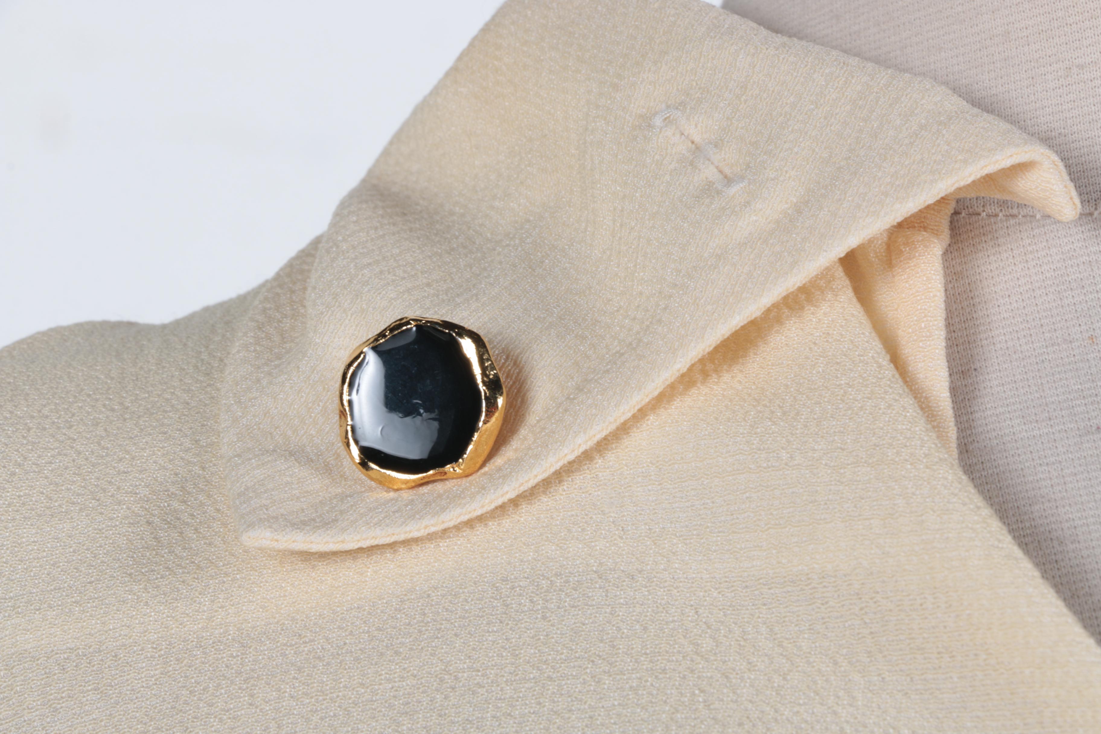 Designer Blouses Featuring Giorgio Armani and Yves Saint Laurent