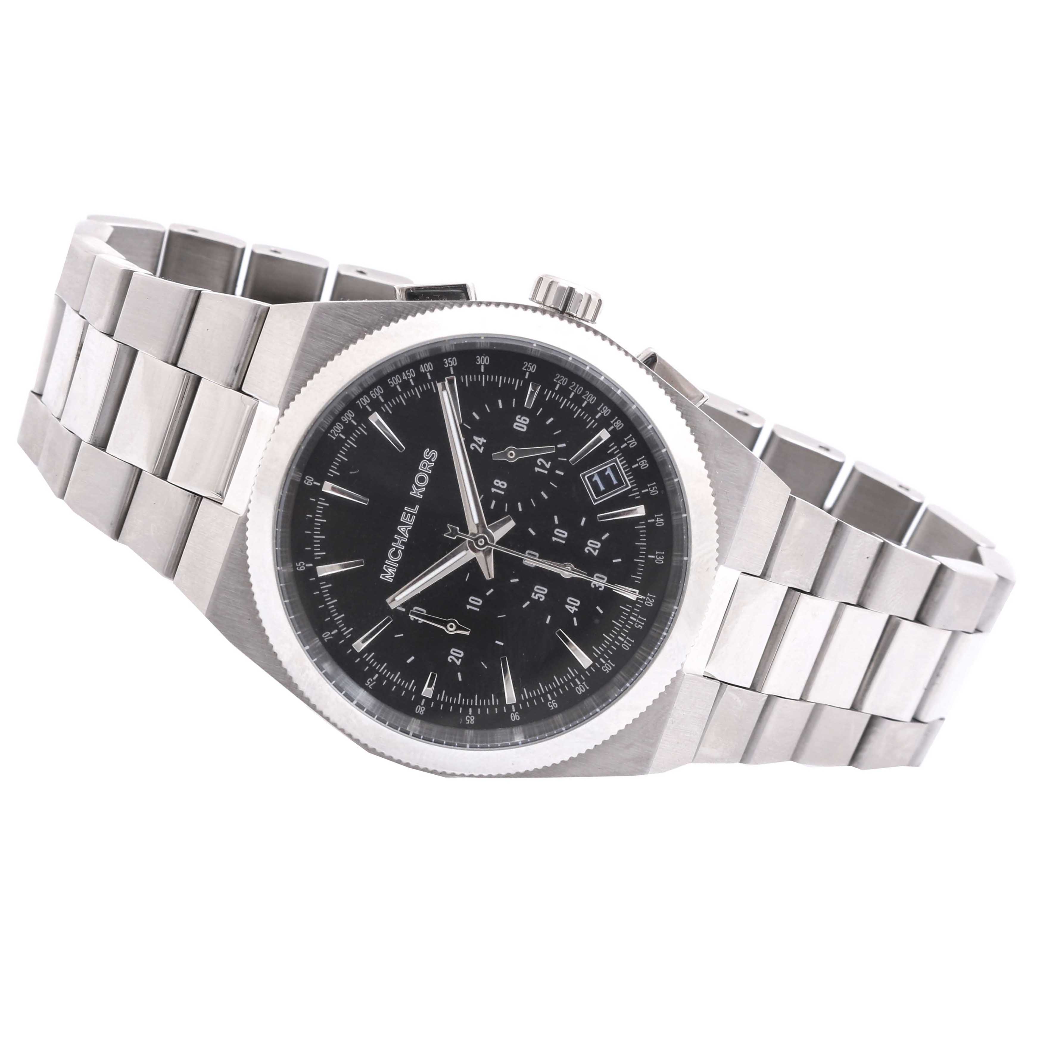 Michael Kors All Stainless Steel Chronograph Watch