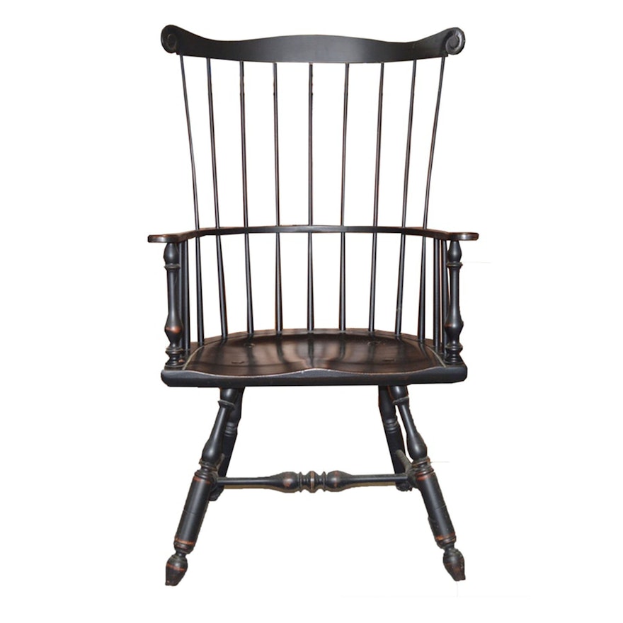 David T. Smith Windsor Sack Back Arm Chair