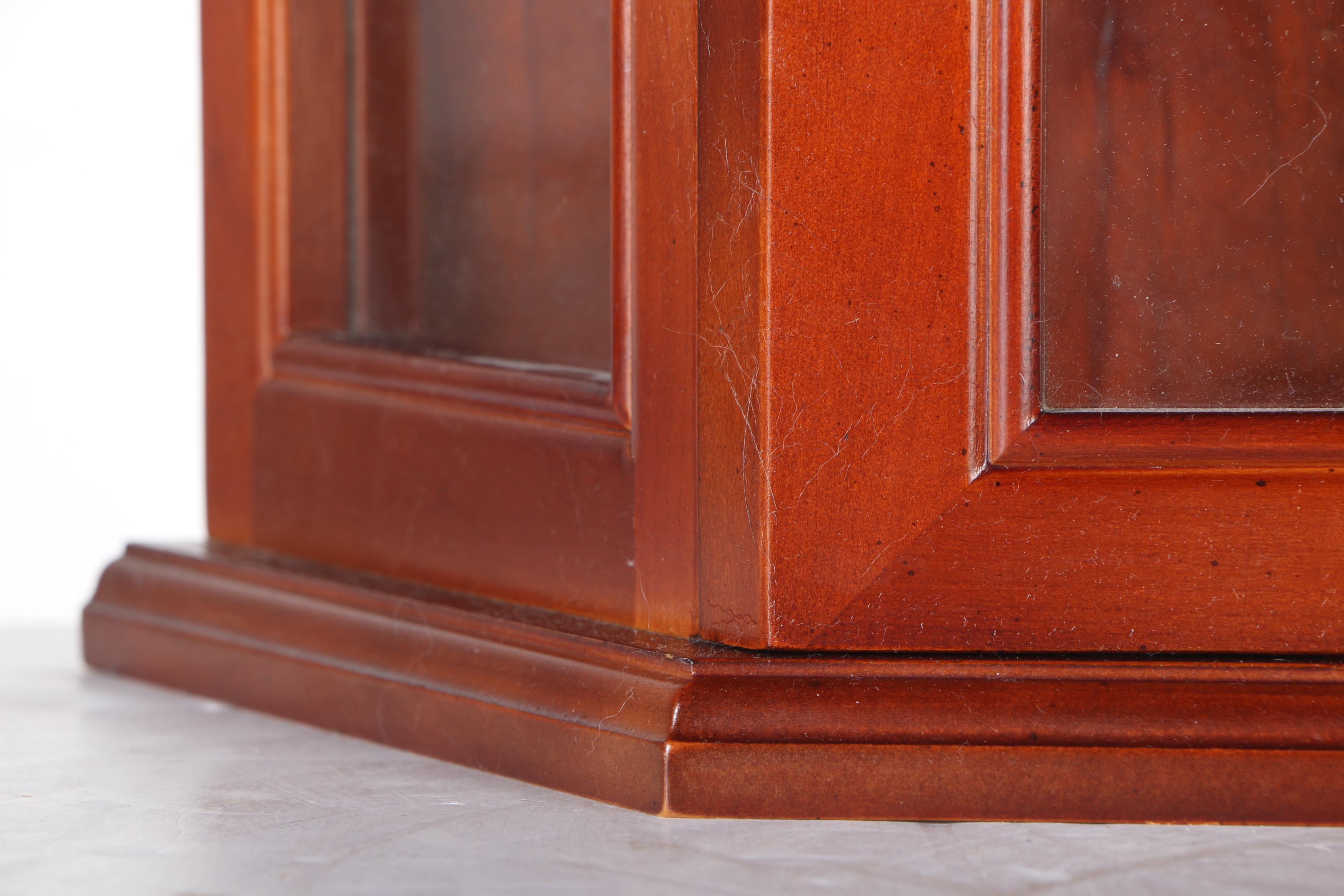 Mahogany Wall-Mounted Showcase Cabinet by The Bombay Company