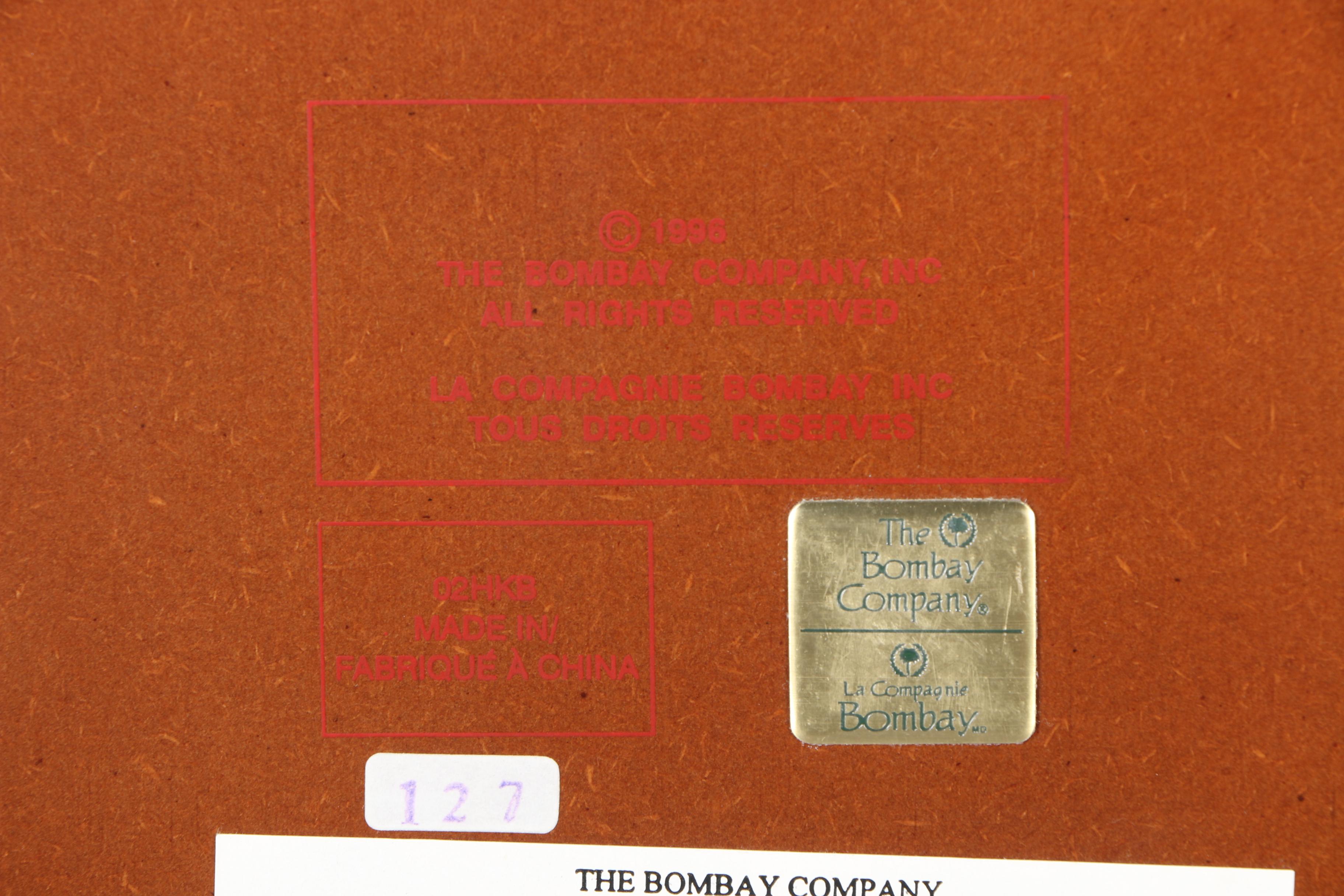 Mahogany Wall-Mounted Showcase Cabinet by The Bombay Company