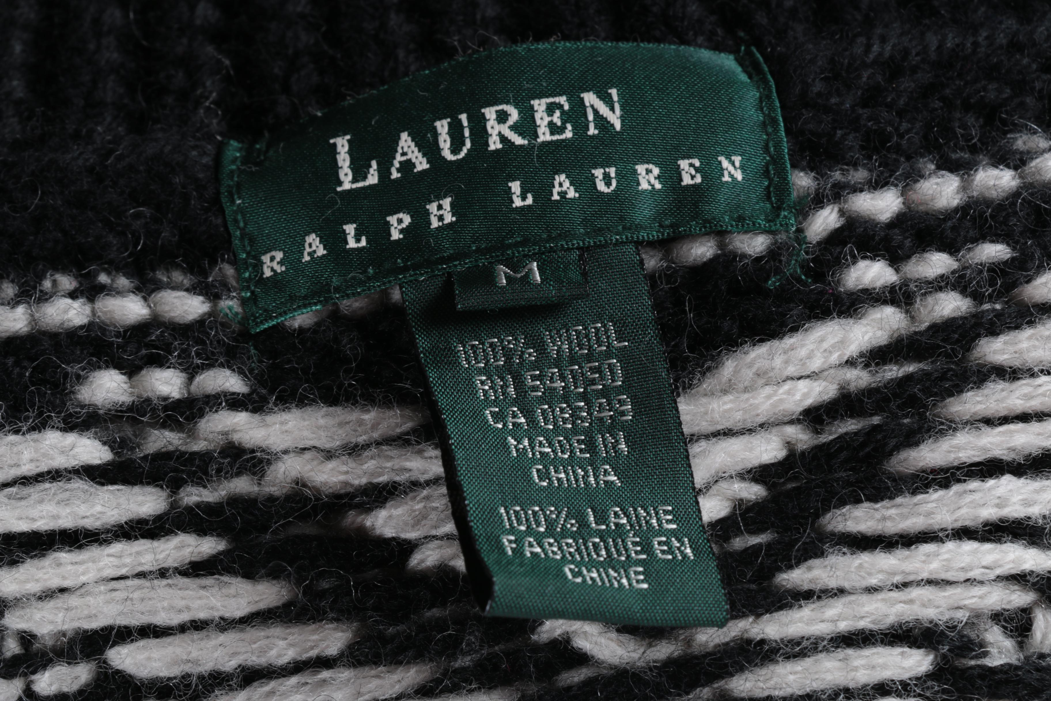 Women's Wool Sweaters by Ralph Lauren and Lauren Ralph Lauren