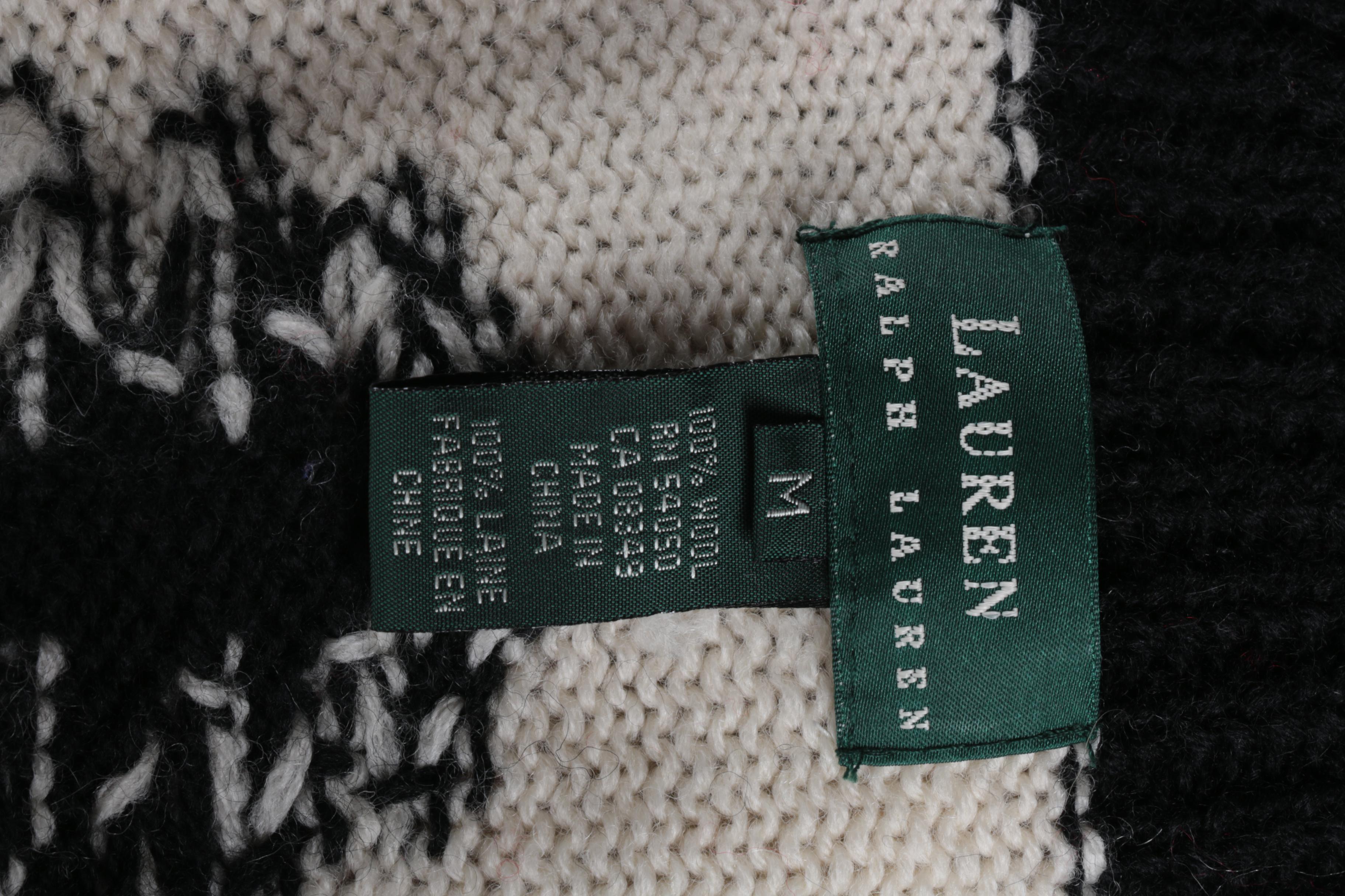 Women's Wool Sweaters by Ralph Lauren and Lauren Ralph Lauren