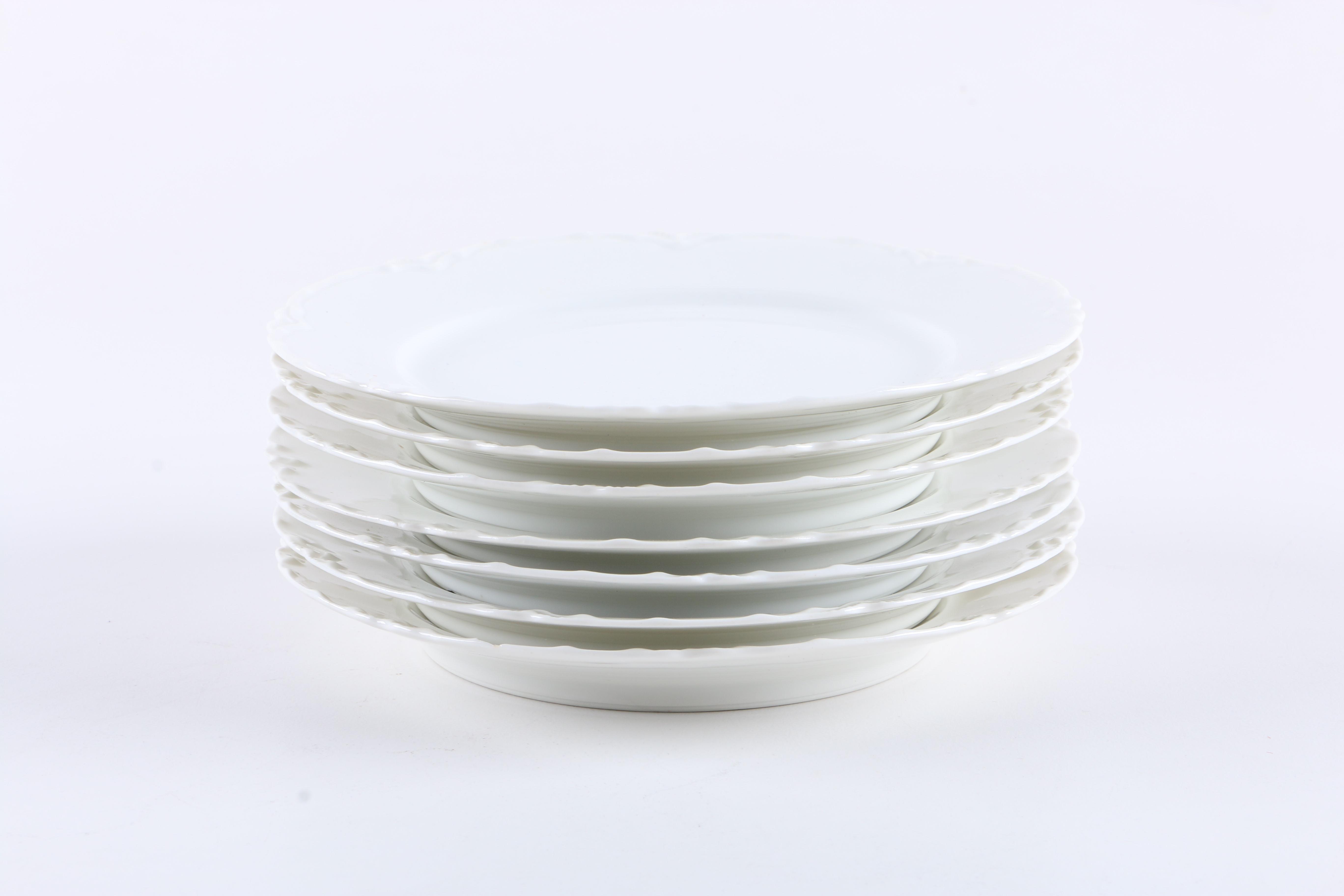 Assorted Sets of Porcelain Plates Featuring Mottehedah