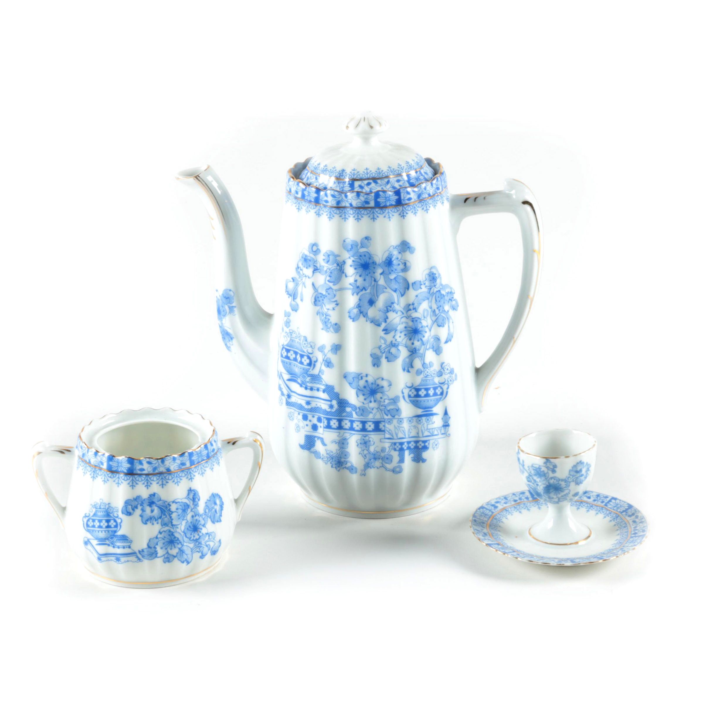 Tiefenfurt "China Blau" Floral Porcelain Tableware