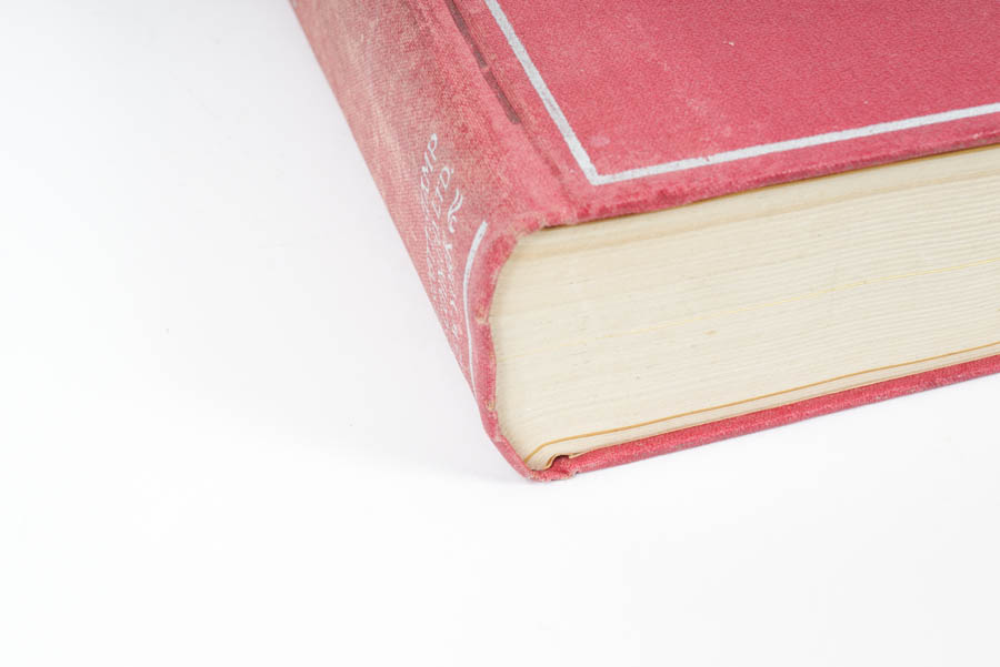 Antique Dictionary and Vintage Stamp Collector's Catalog