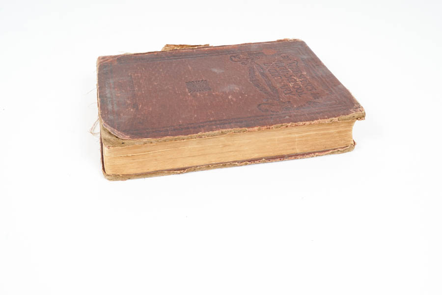 Antique Dictionary and Vintage Stamp Collector's Catalog