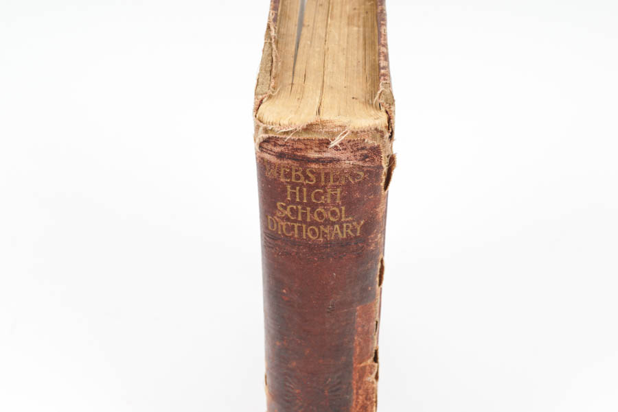 Antique Dictionary and Vintage Stamp Collector's Catalog