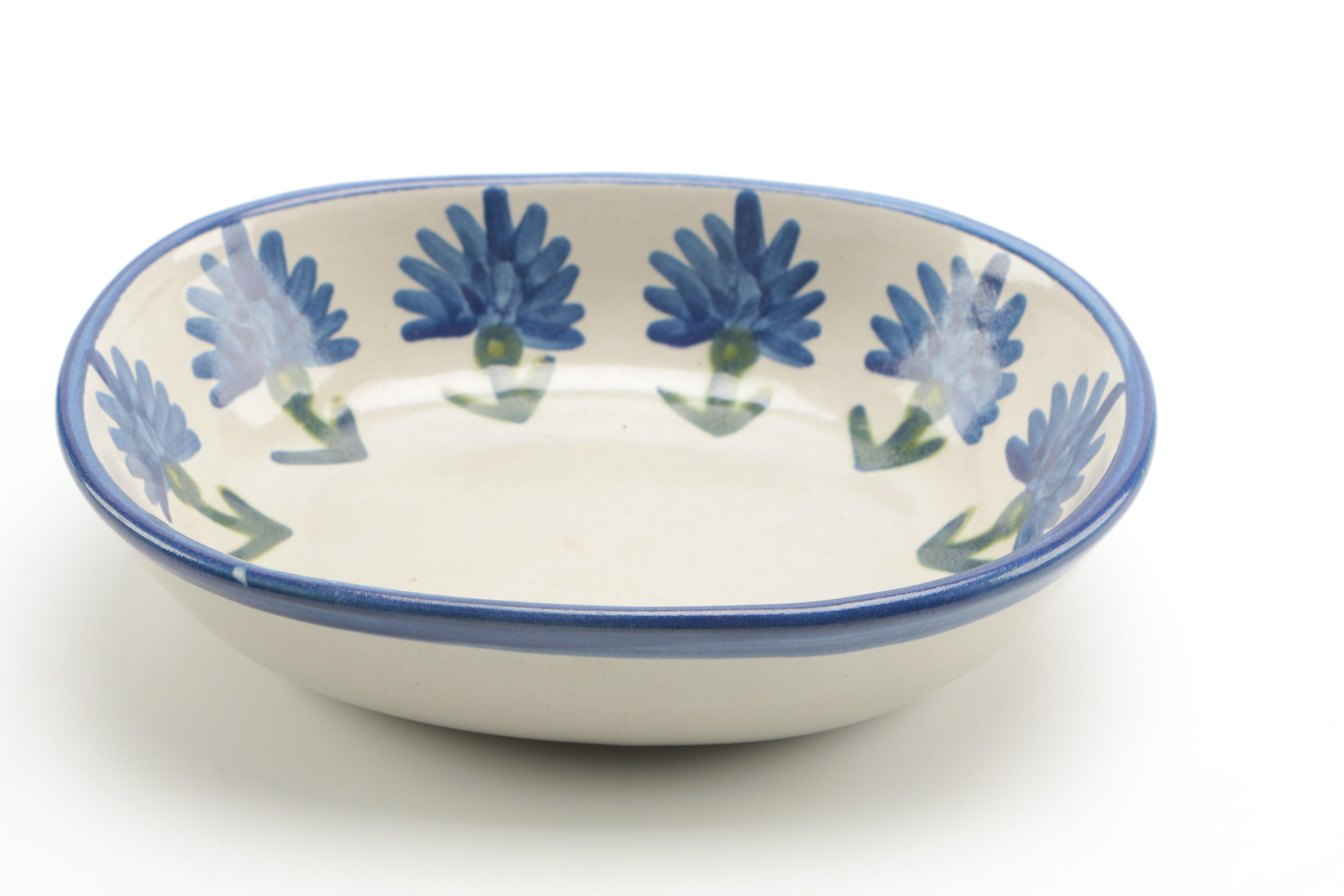 Louisville Stoneware "Bachelor Button" Tableware