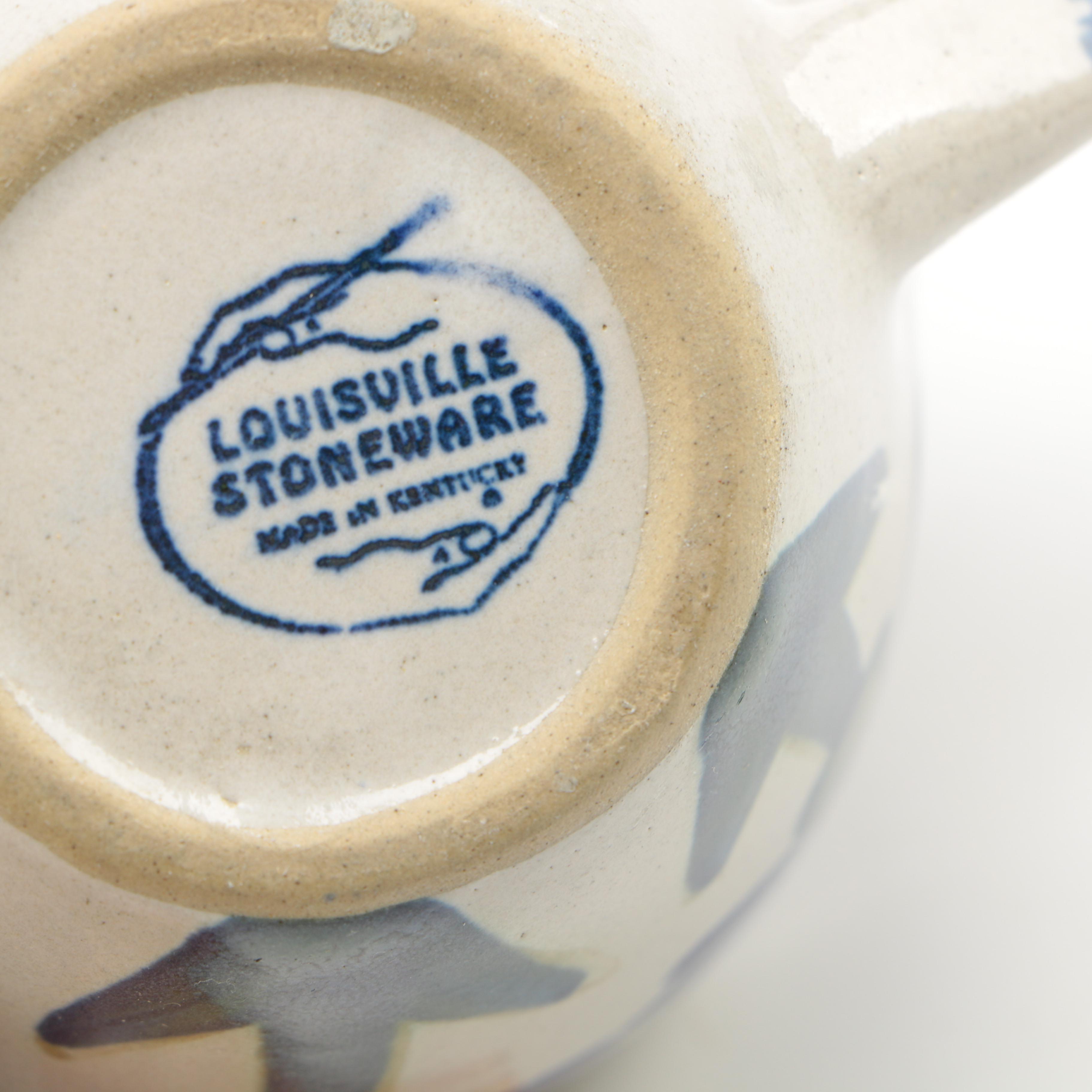 Louisville Stoneware "Bachelor Button" Tableware