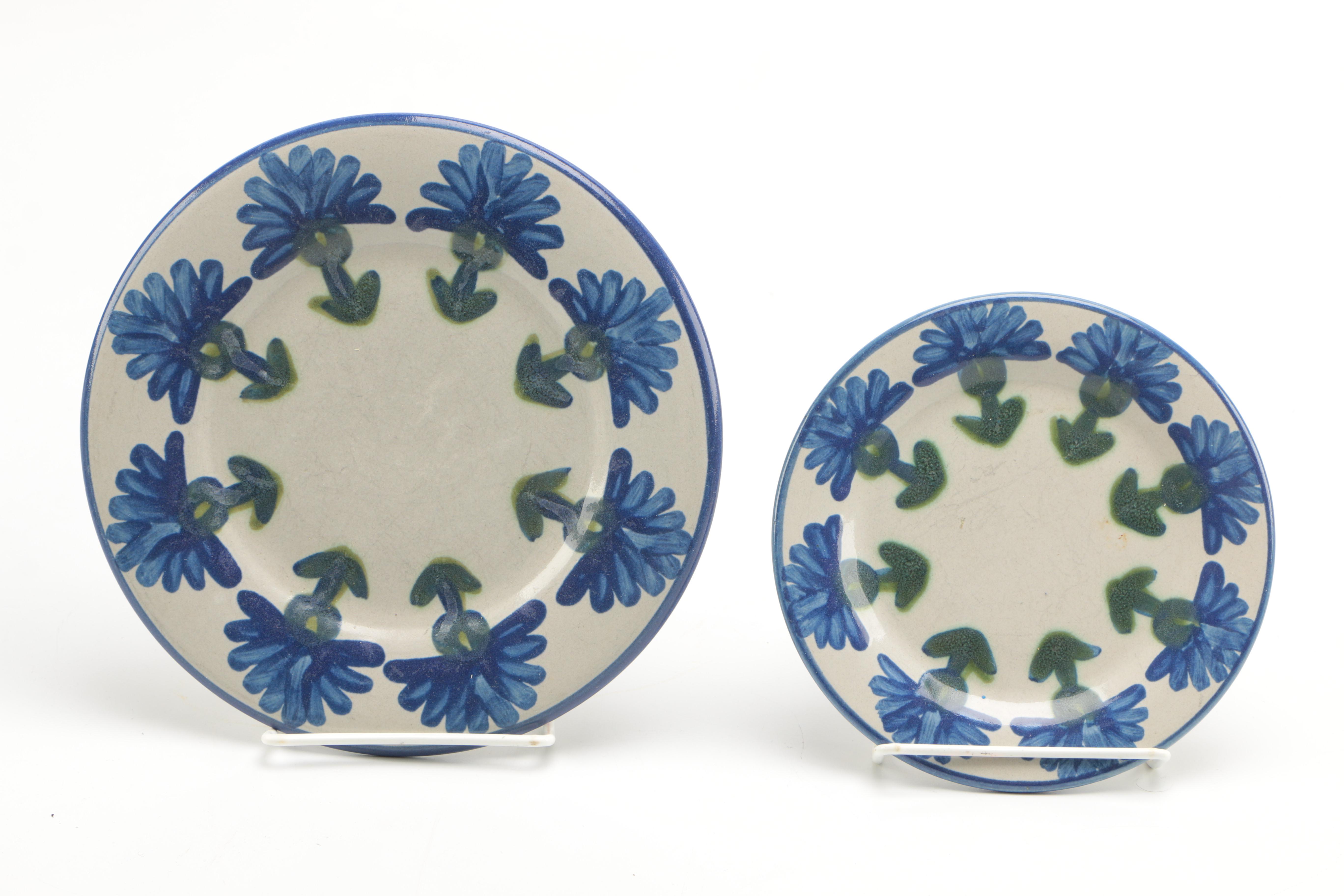 Louisville Stoneware "Bachelor Button" Tableware