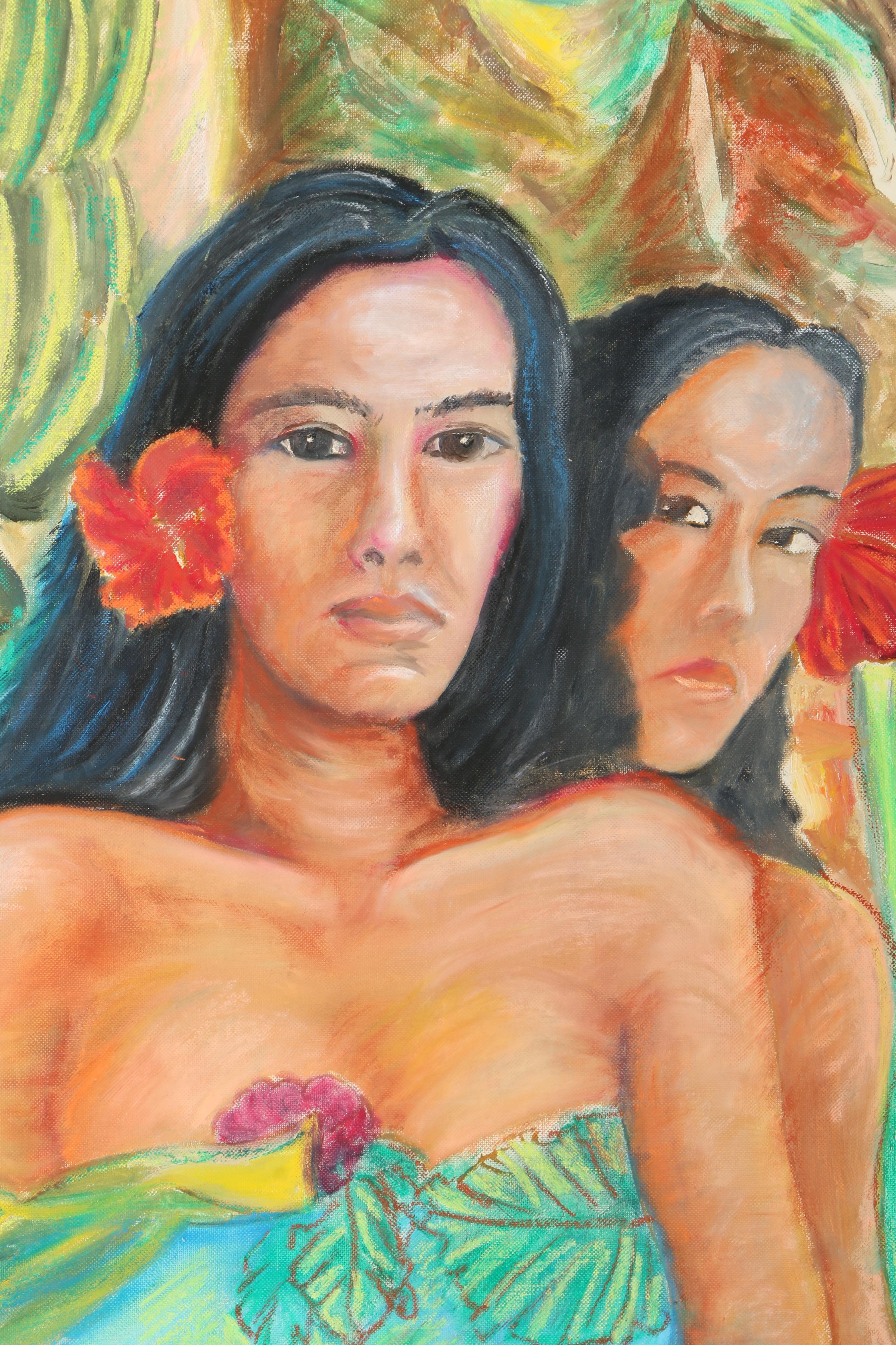 Assortment of Three Paintings on Canvas Board