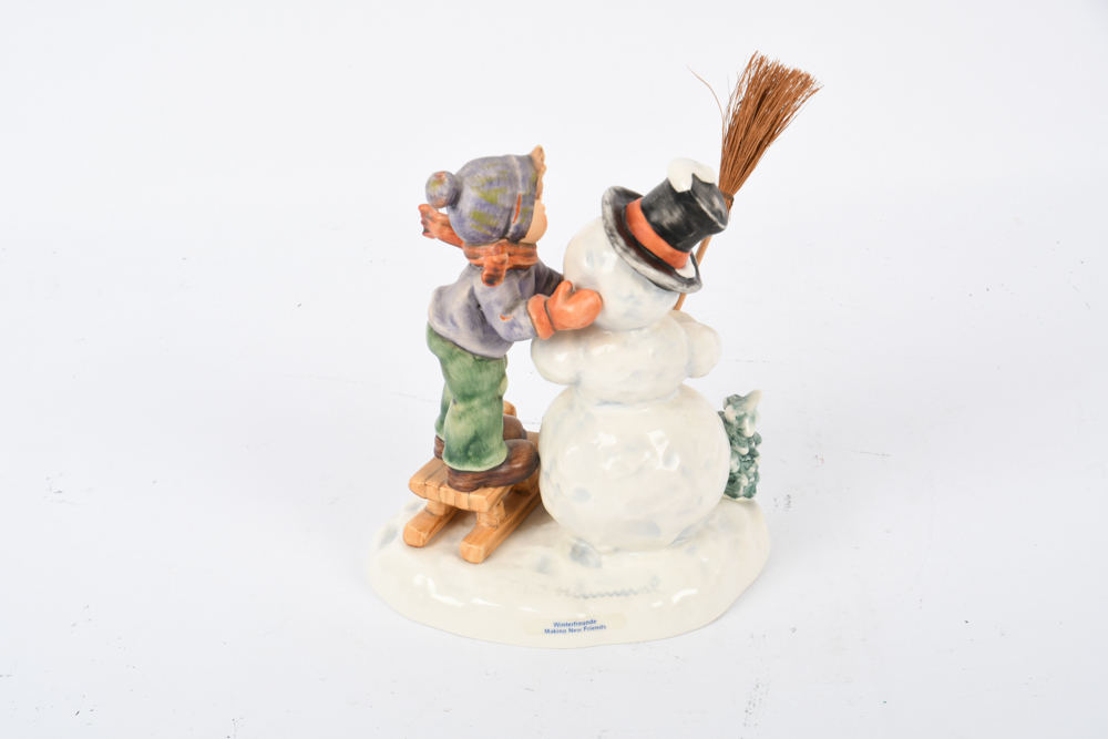 Hummel "Winterfreunde: Making New Friends " Figurine