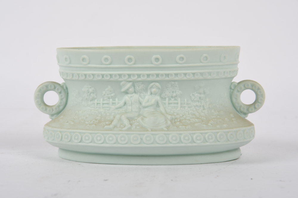 Lladró Light Green Bisque Vessels