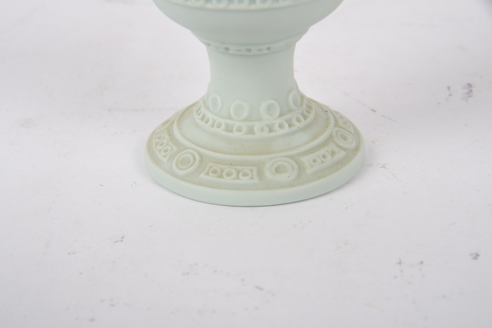 Lladró Light Green Bisque Vessels