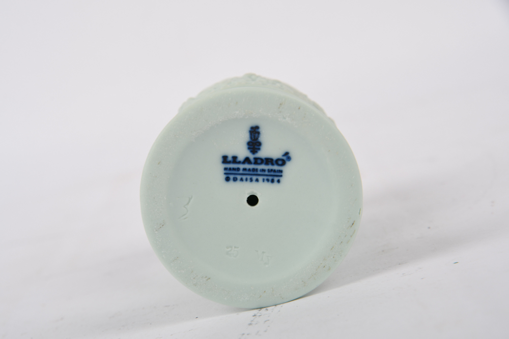 Lladró Light Green Bisque Vessels