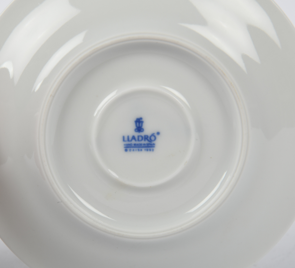 Lladró Cup, Saucer and Trinket Dish