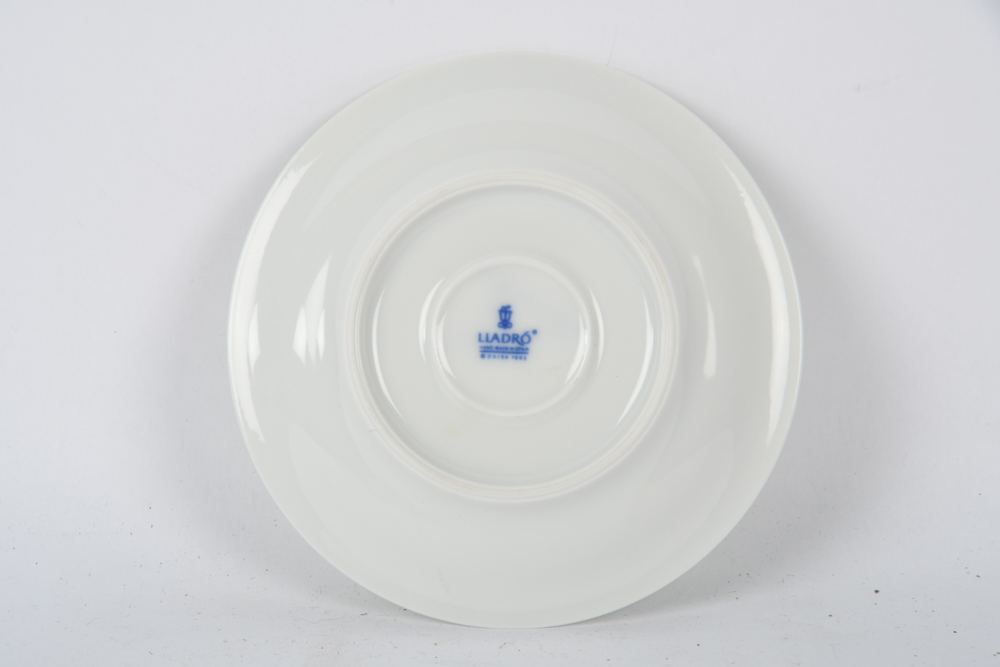 Lladró Cup, Saucer and Trinket Dish