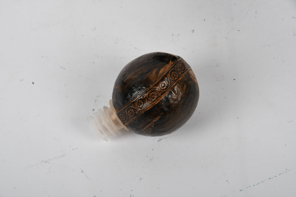 Leather-Bound Italian Decanters