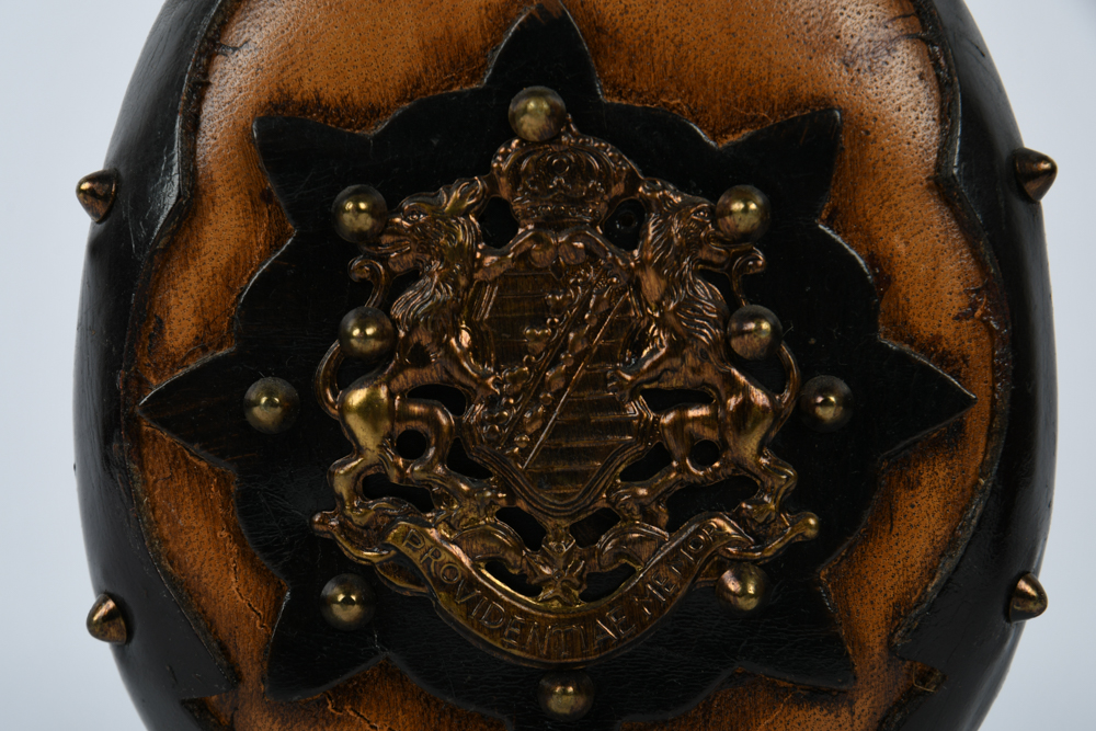 Leather-Bound Italian Decanters