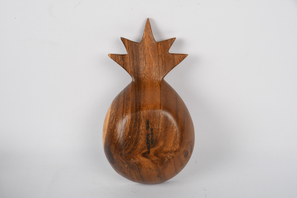 Wooden Pineapple Bowl Set