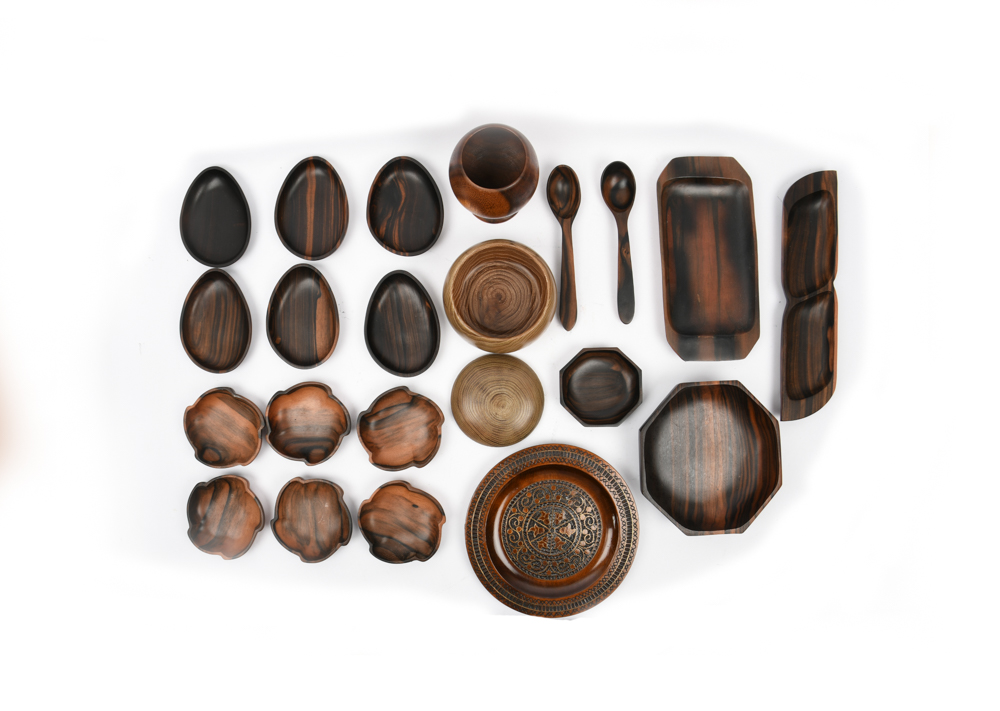Wooden Tableware Set