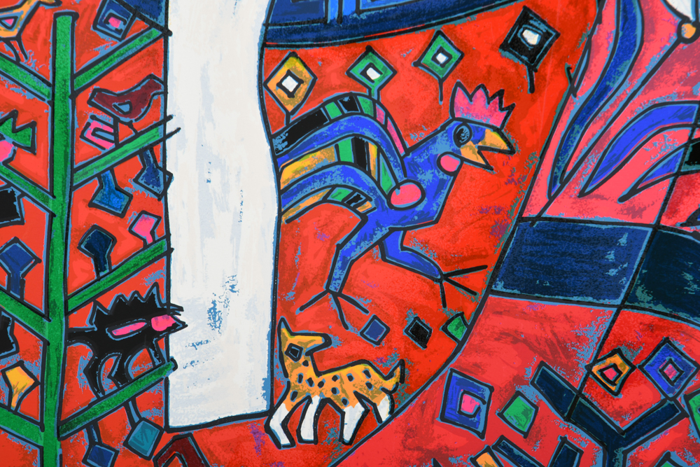 "The Empress Serigraph" by Tie Fang Jiang