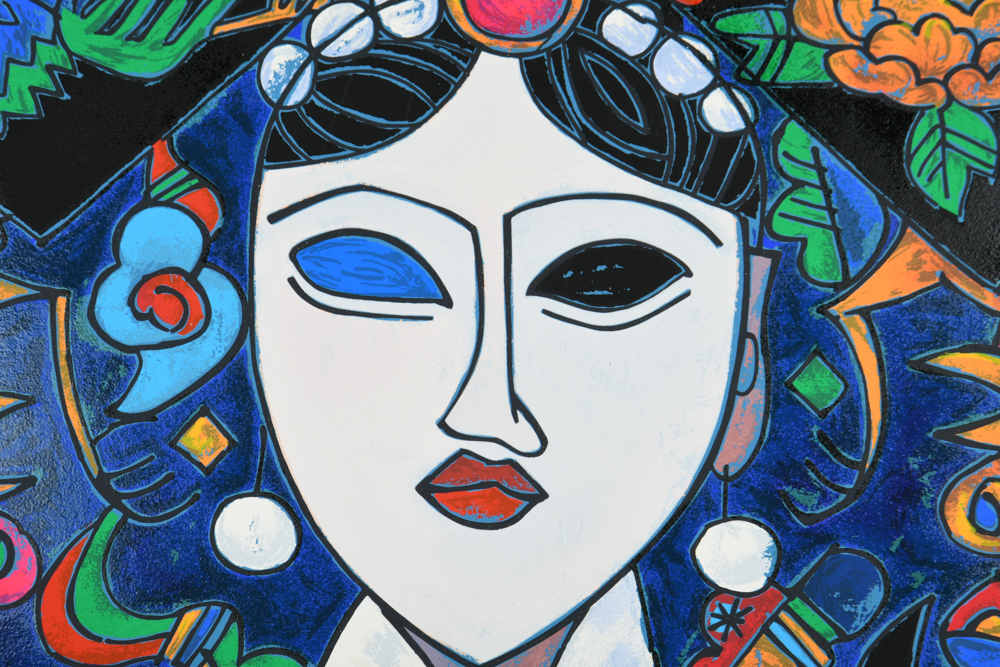 "The Empress Serigraph" by Tie Fang Jiang