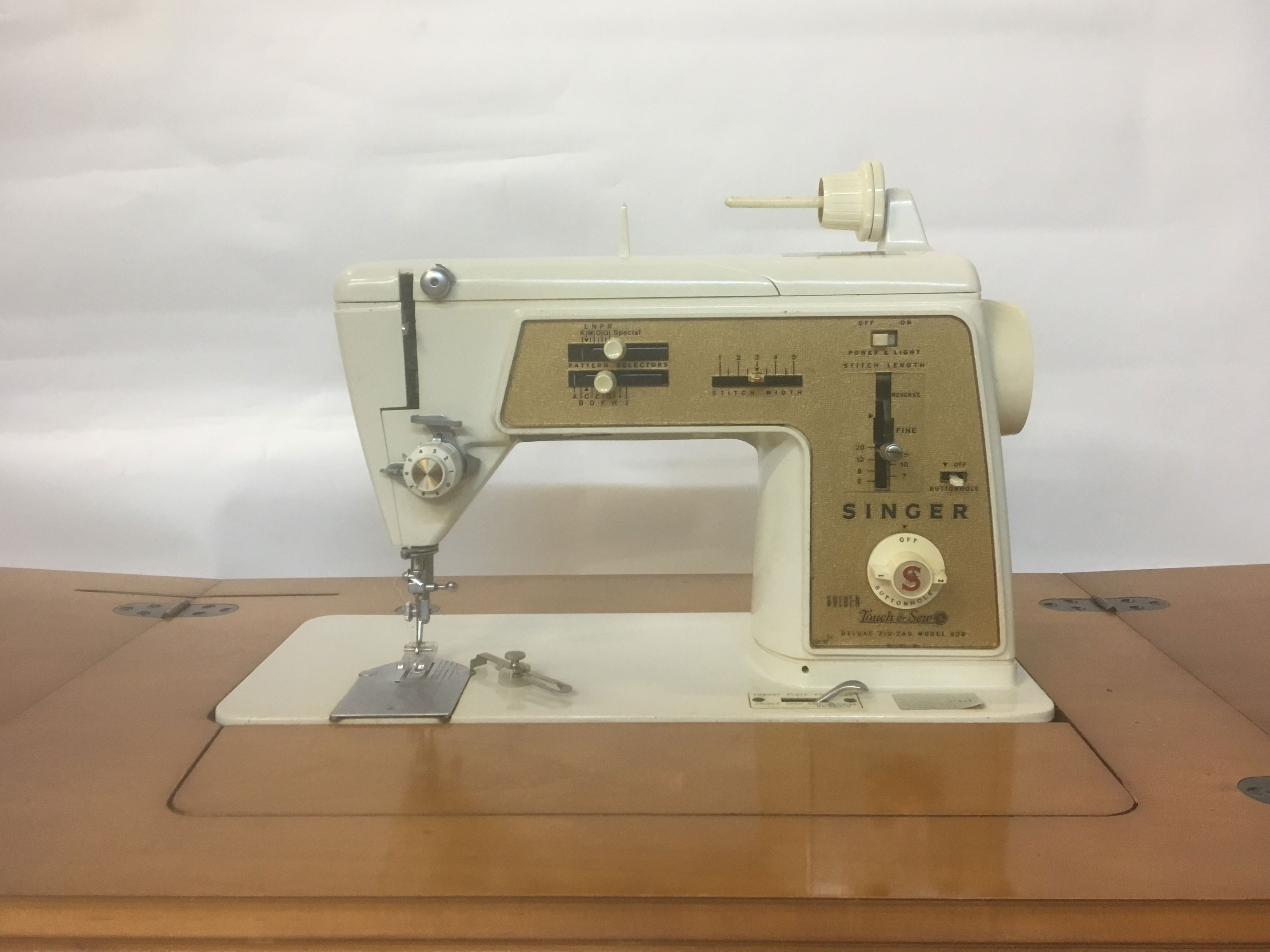 Singer Sewing Machine and Table