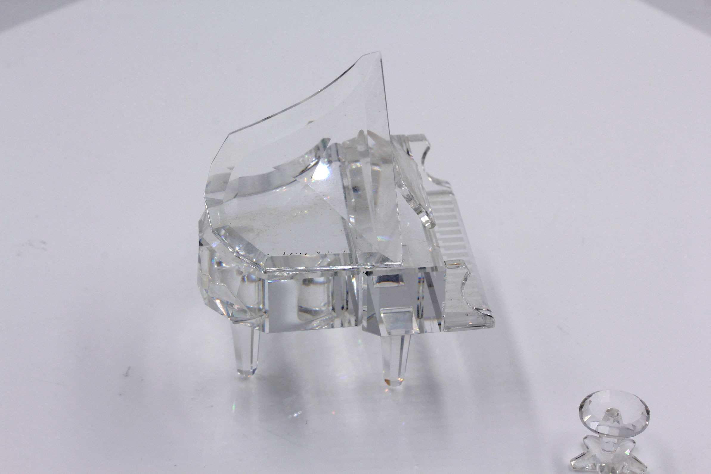 Swarovski Piano and Stool Figurine