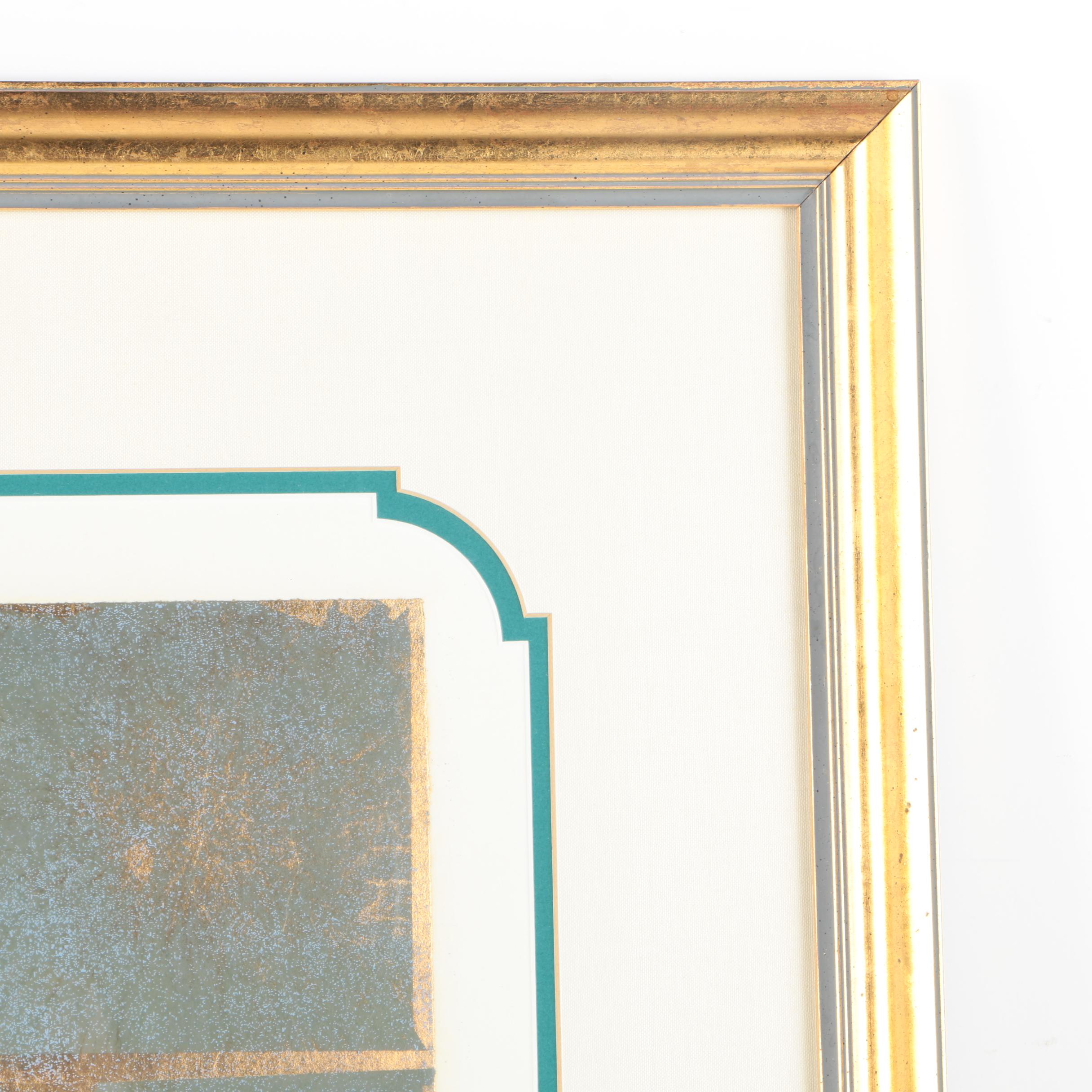 Kazutoshi Sugiura Limited Edition Serigraph on Paper "Iris No. 55"