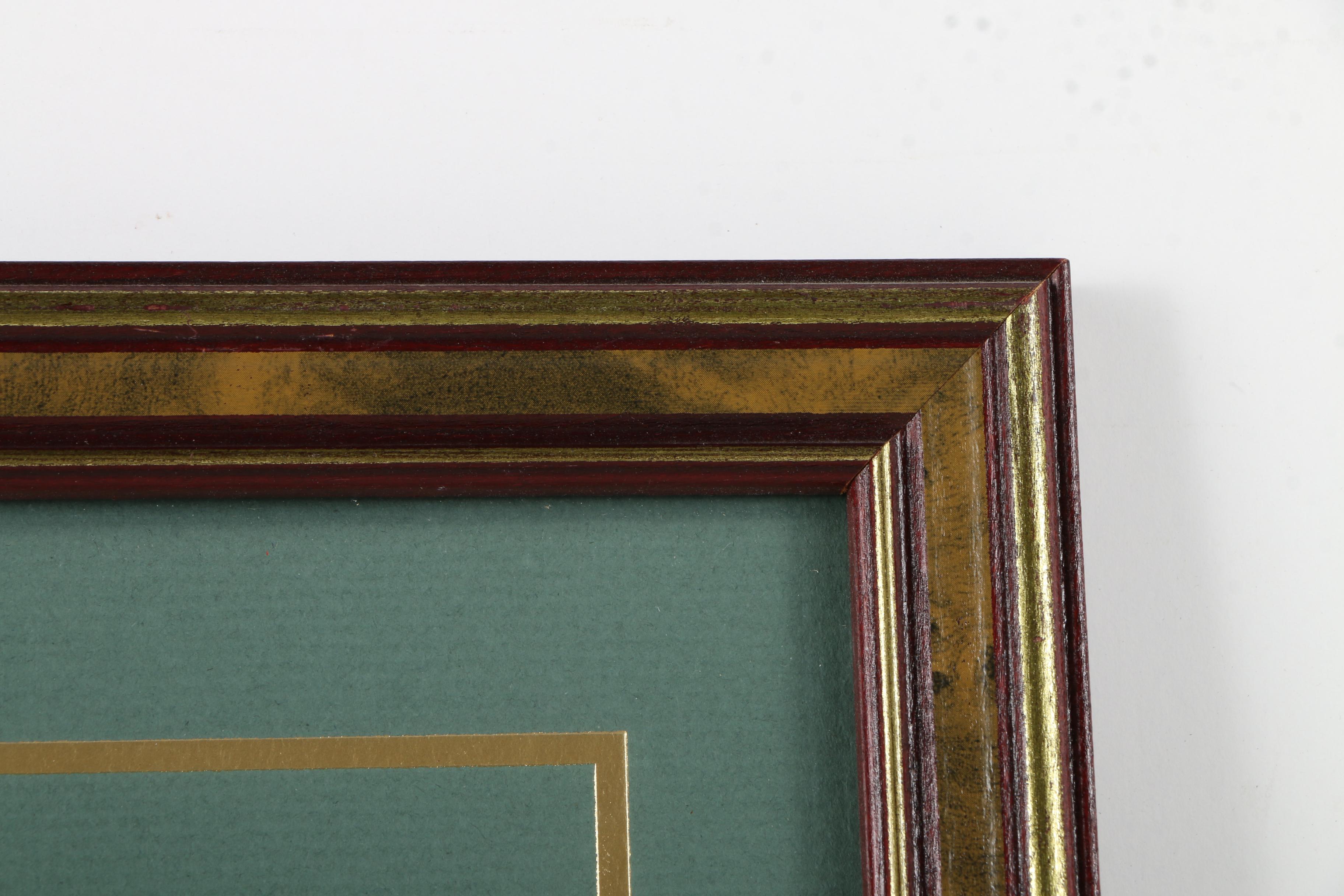 Fox Themed Art Including Oil on Canvas and Offset Lithograph