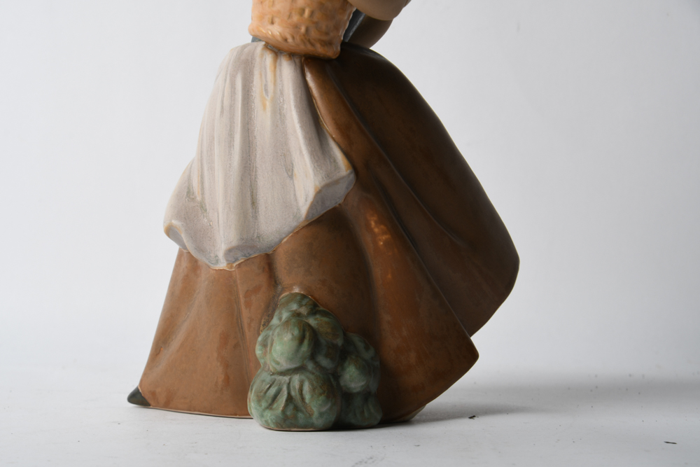 Lladró "Girl with a Basket of Ducks" Figurine