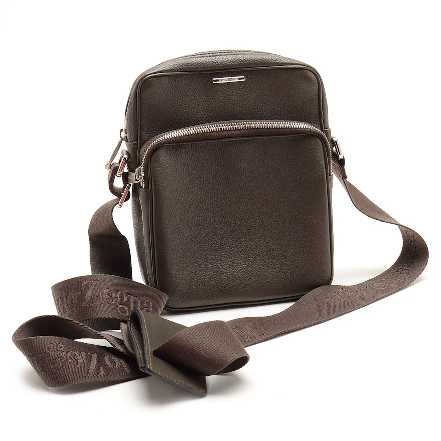 Ermenegildo Zegna Leather Swingpack