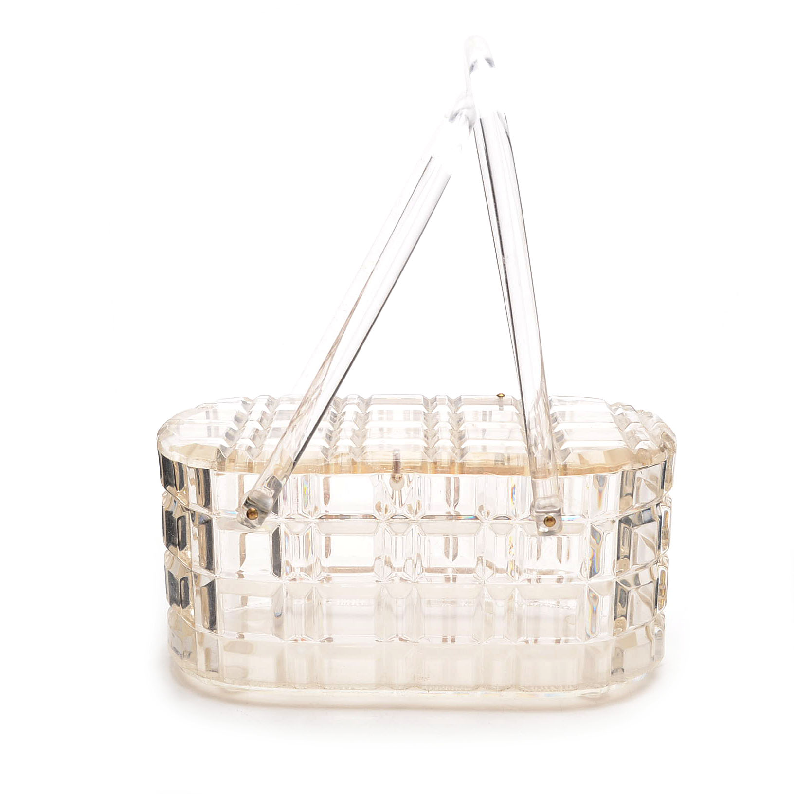 1950s Vintage Lucite Box Purse