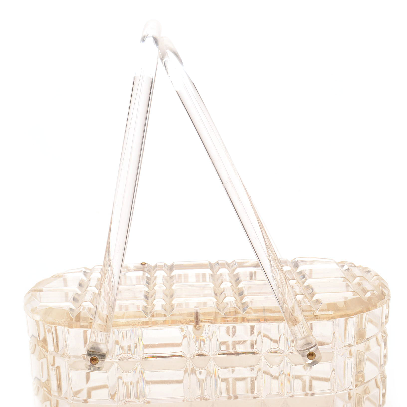 1950s Vintage Lucite Box Purse